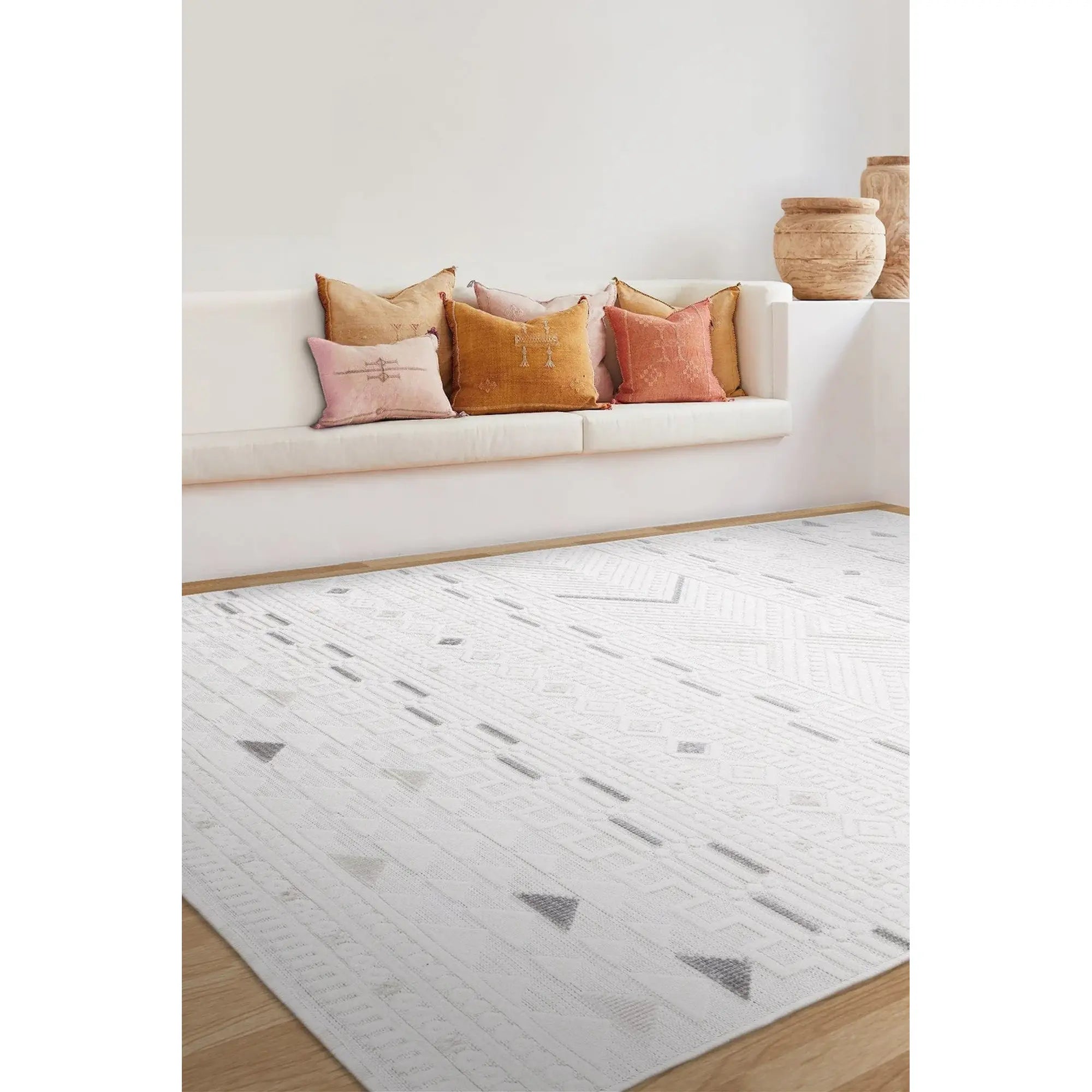 Covor SAND, 50x80 cm, forma dreptunghiulara, polipropilena, crem, 65550A
