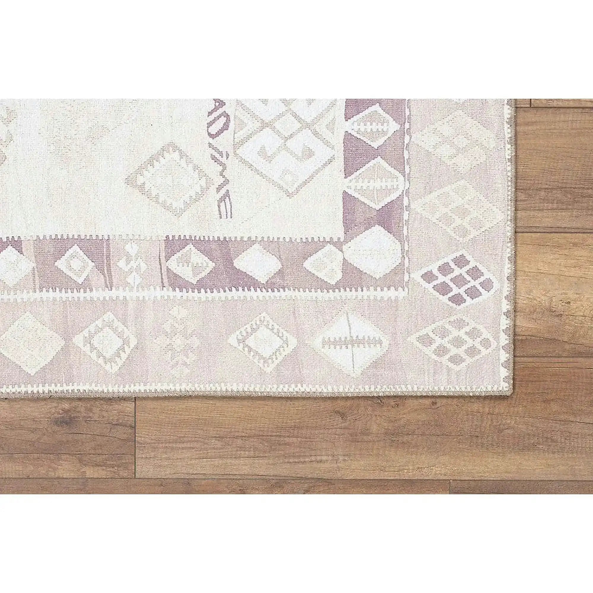 Covor SOUL CHENILLE, 75x150 cm, forma dreptunghiulara, poliester, bej, AL 182
