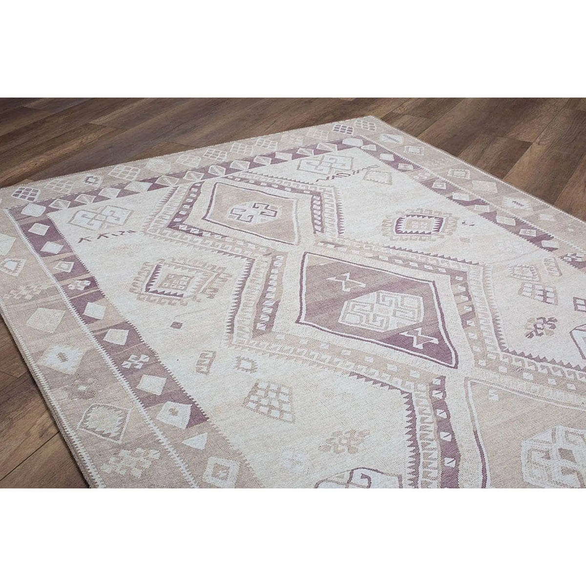 Covor SOUL CHENILLE, 75x150 cm, forma dreptunghiulara, poliester, bej, AL 182