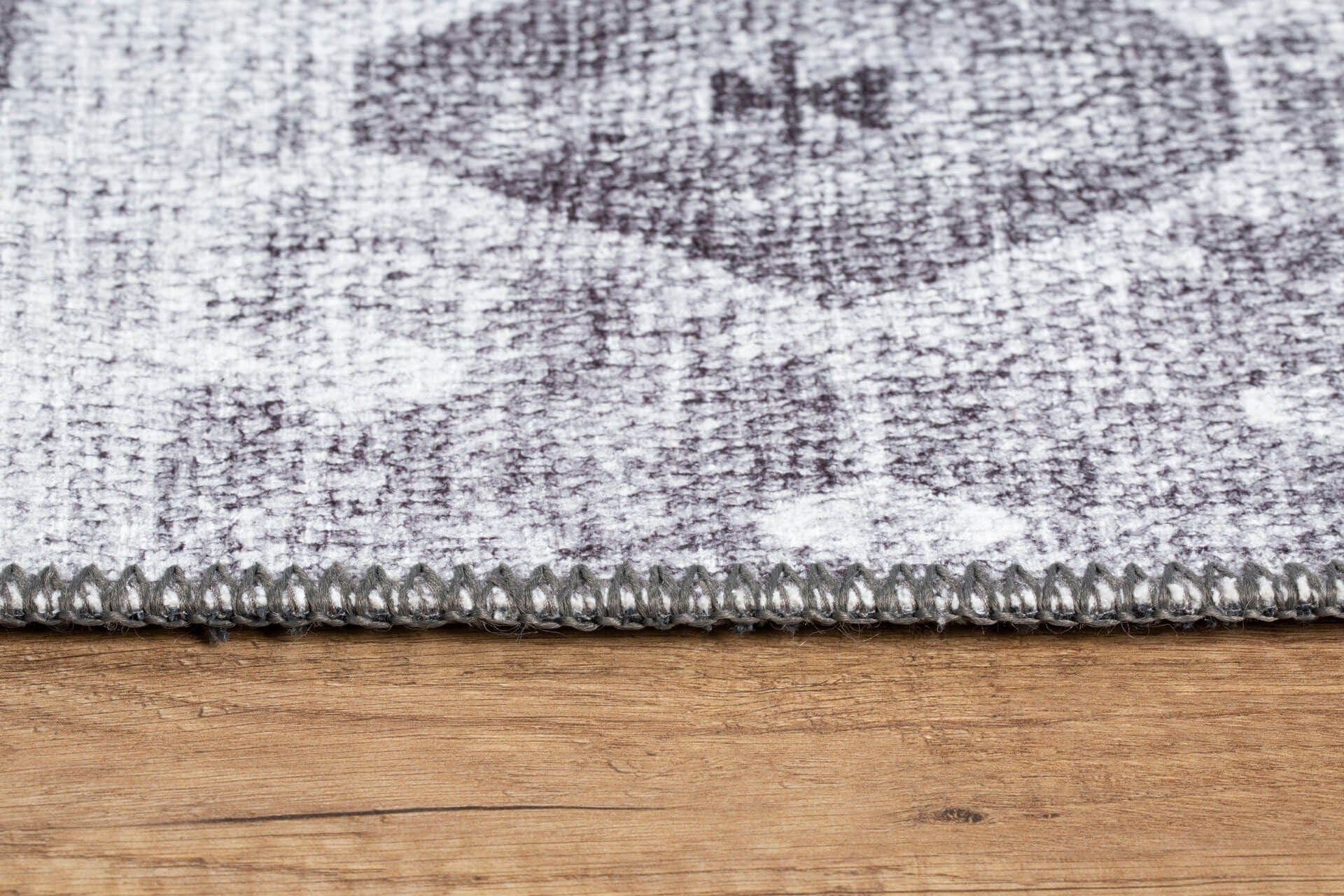 Covor SOUL CHENILLE, 75x150 cm, forma dreptunghiulara, poliester, gri, AL 225
