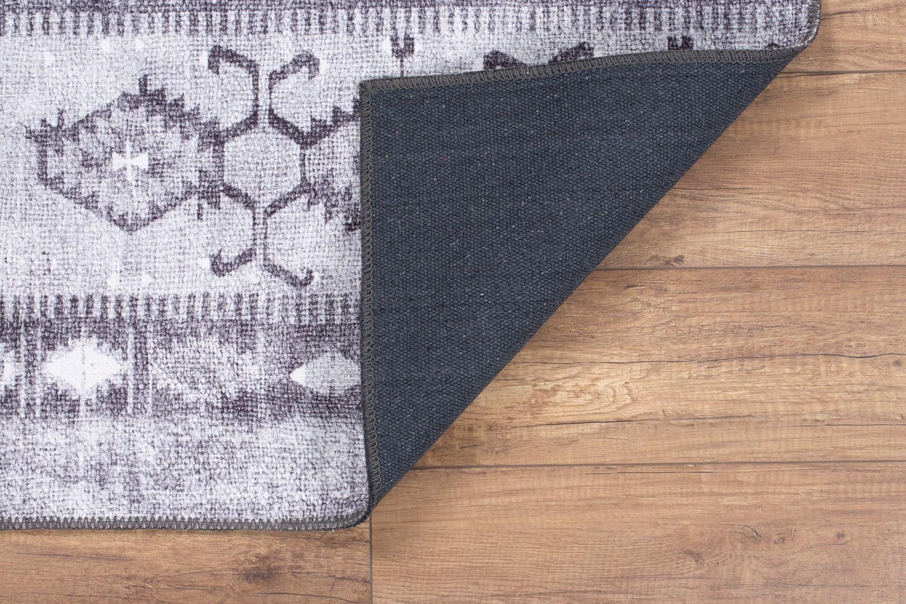 Covor SOUL CHENILLE, 75x150 cm, forma dreptunghiulara, poliester, gri, AL 225