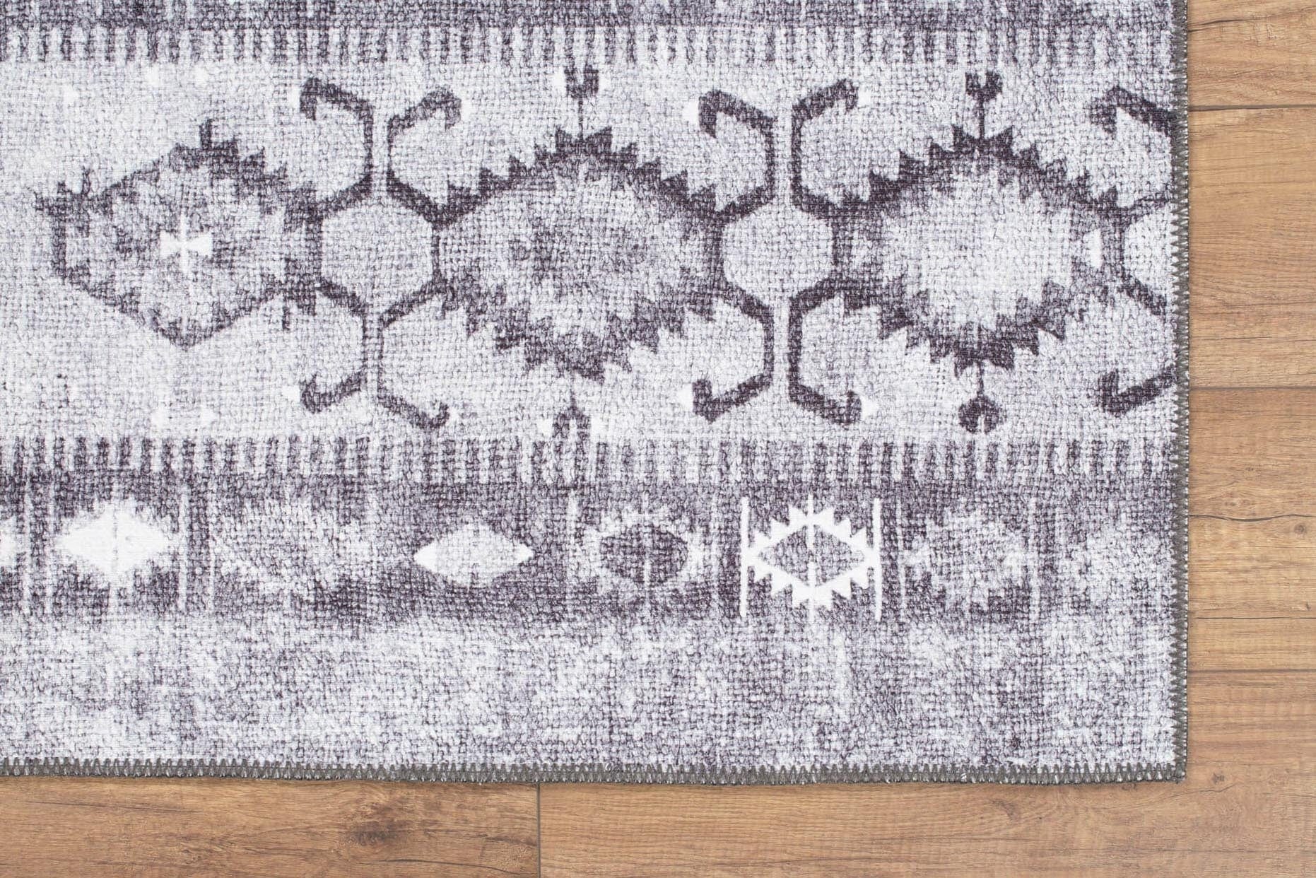 Covor SOUL CHENILLE, 75x150 cm, forma dreptunghiulara, poliester, gri, AL 225