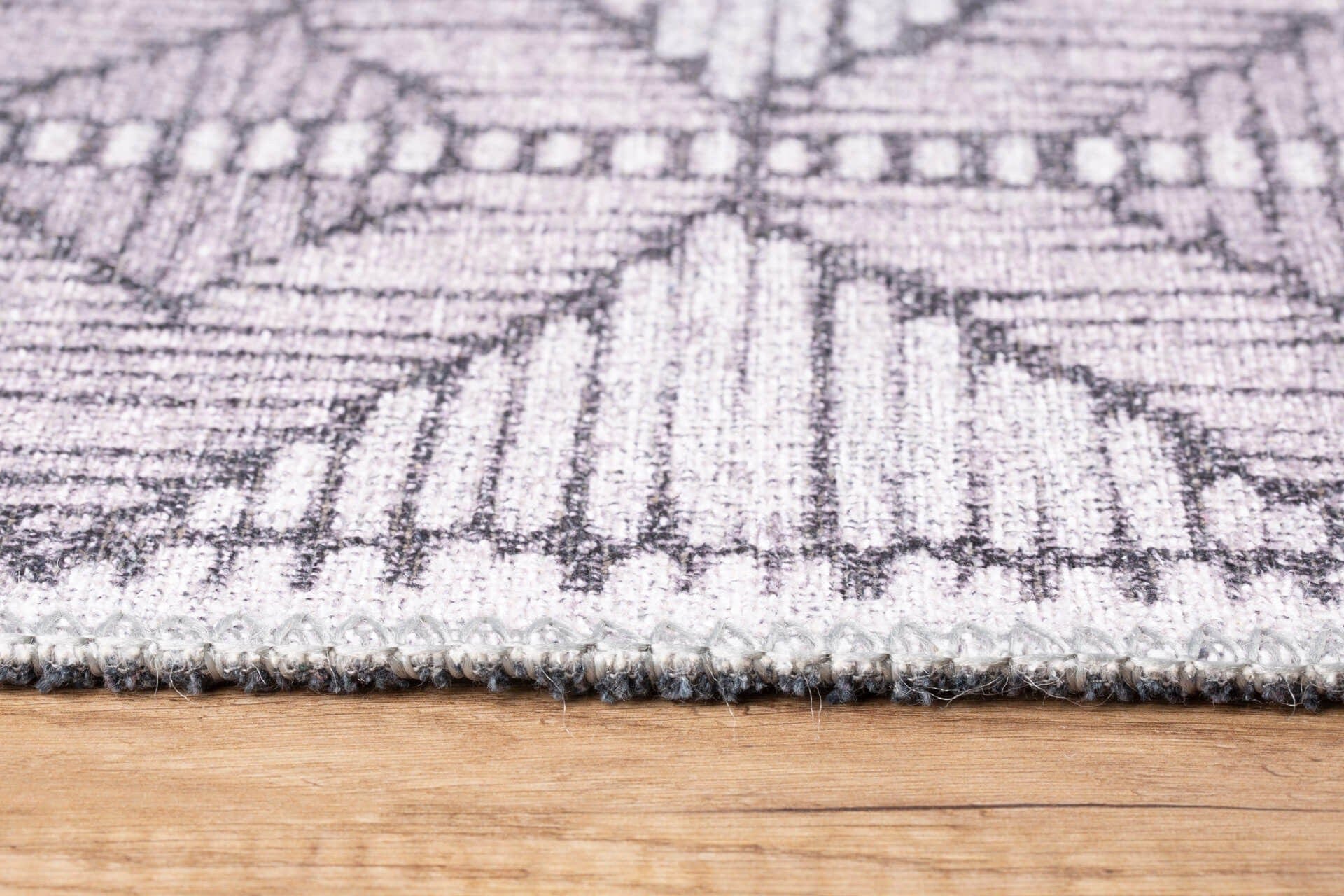 Covor SOUL CHENILLE, 75x150 cm, forma dreptunghiulara, poliester, gri, AL 335