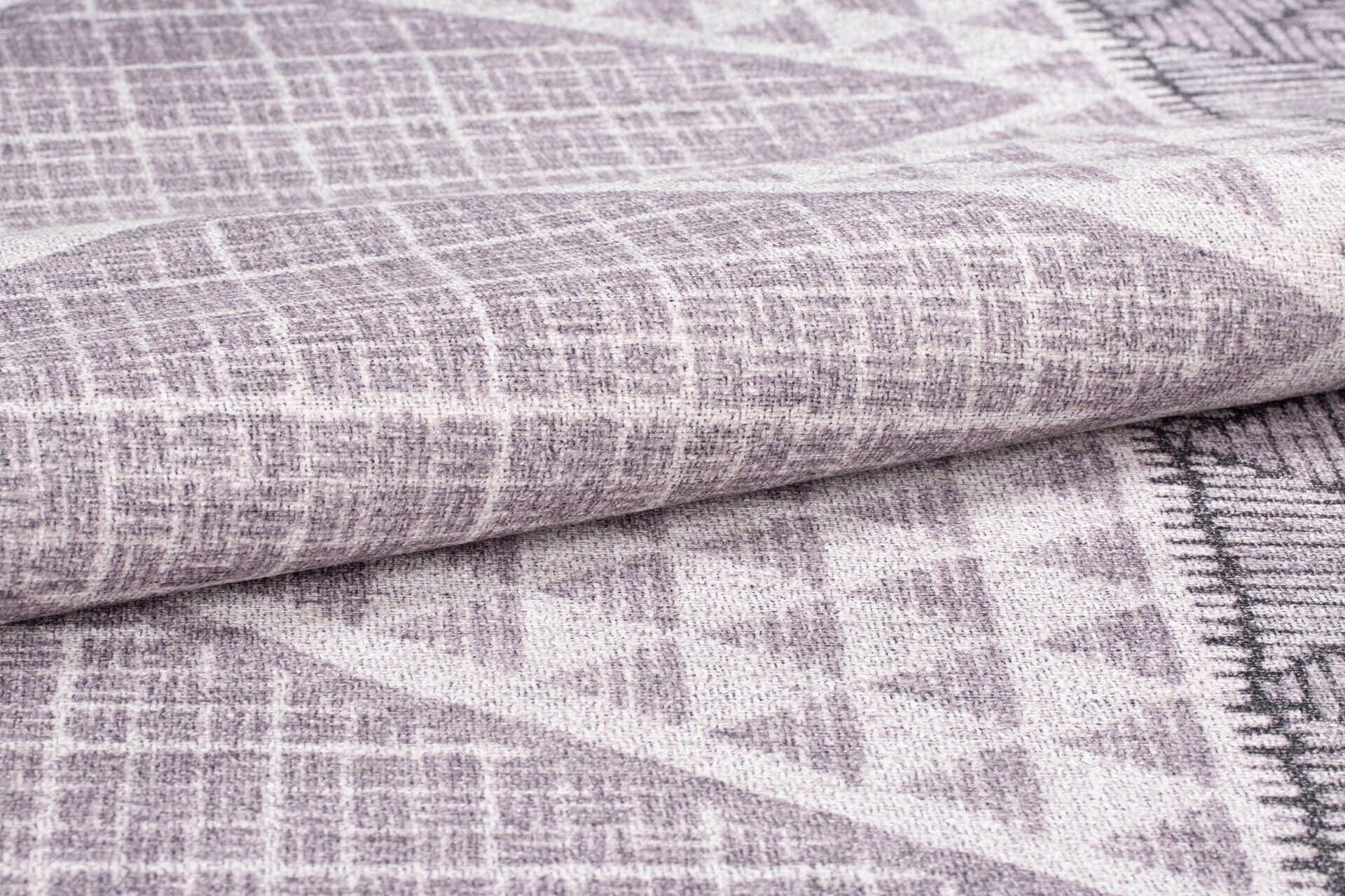 Covor SOUL CHENILLE, 75x150 cm, forma dreptunghiulara, poliester, gri, AL 335