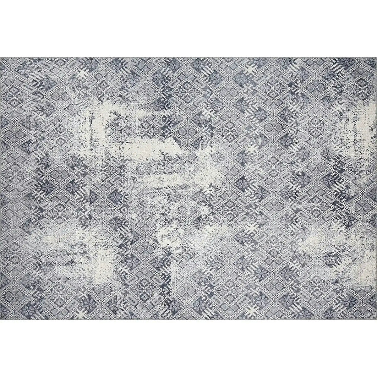 Covor SOUL CHENILLE, 75x150 cm, forma dreptunghiulara, poliester, gri, AL 54