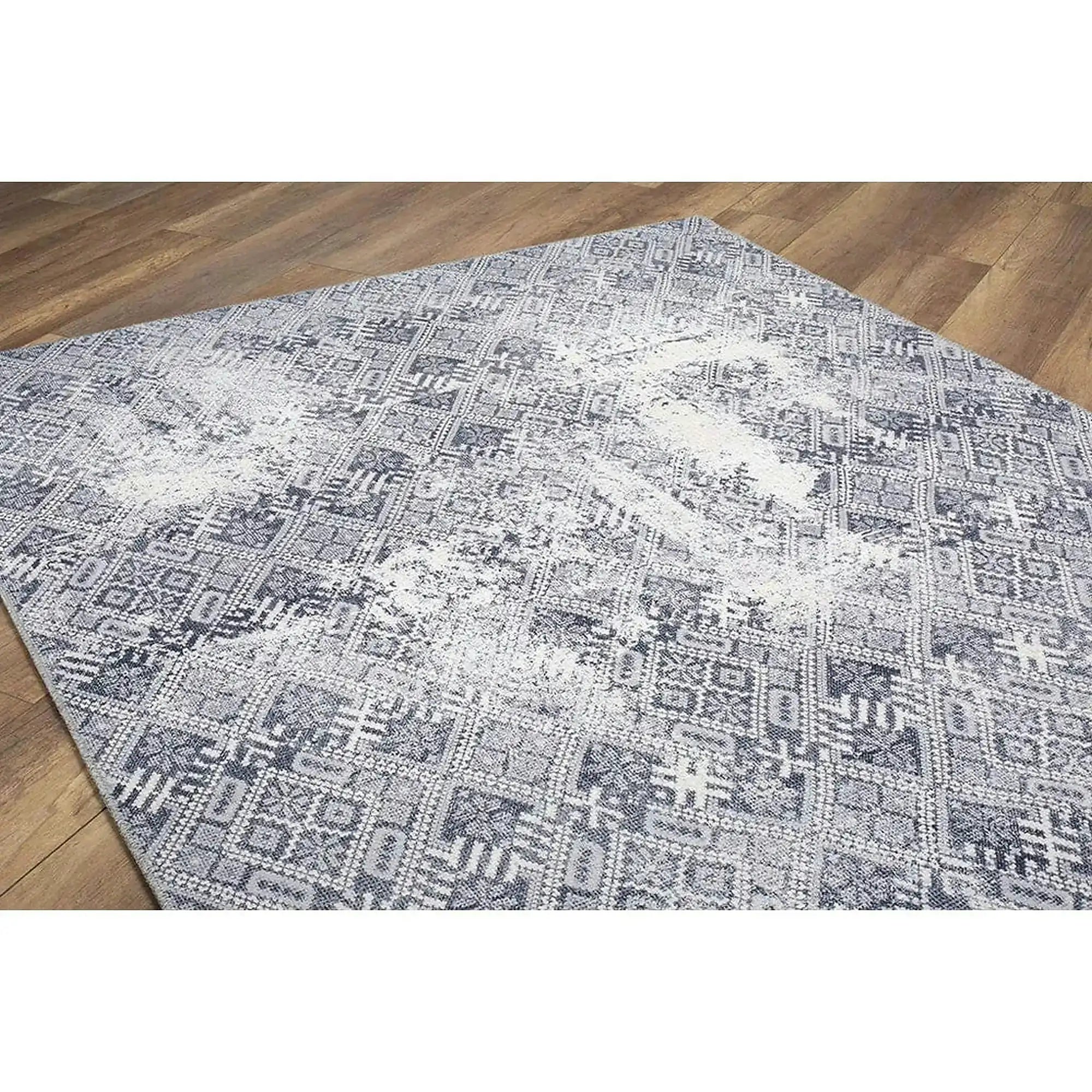 Covor SOUL CHENILLE, 75x150 cm, forma dreptunghiulara, poliester, gri, AL 54