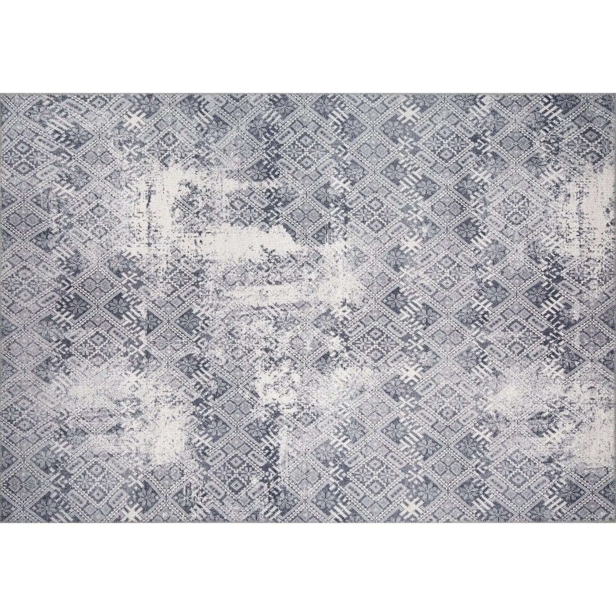 Covor SOUL CHENILLE, 75x150 cm, forma dreptunghiulara, poliester, gri, AL 54