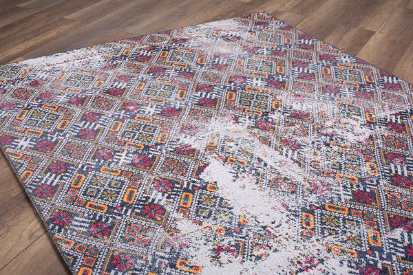 Covor SOUL CHENILLE, 75x150 cm, forma dreptunghiulara, poliester, multicolor, AL 12