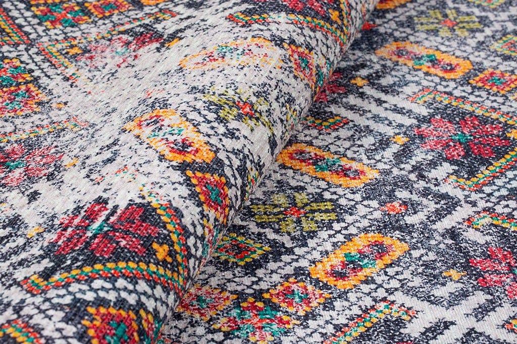 Covor SOUL CHENILLE, 75x150 cm, forma dreptunghiulara, poliester, multicolor, AL 12