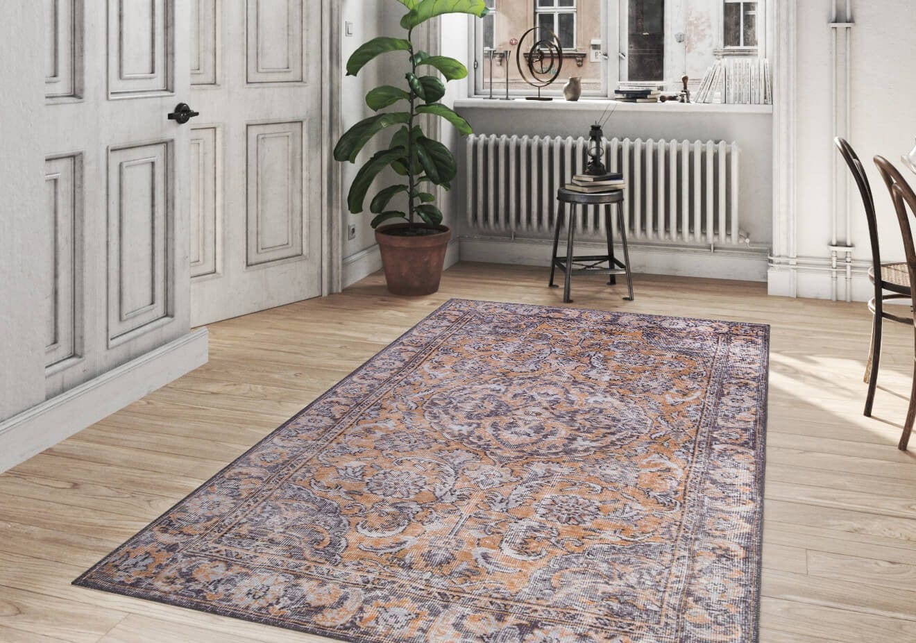 Covor SOUL CHENILLE, 75x150 cm, forma dreptunghiulara, poliester, multicolor, AL 133