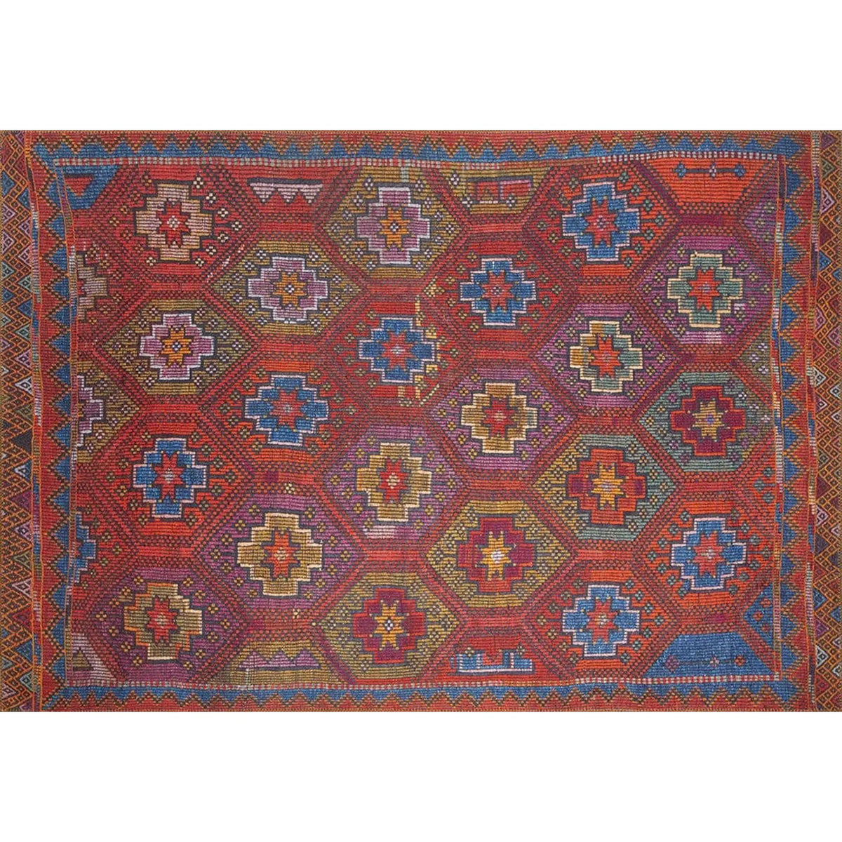 Covor SOUL CHENILLE, 75x150 cm, forma dreptunghiulara, poliester, multicolor, AL 165