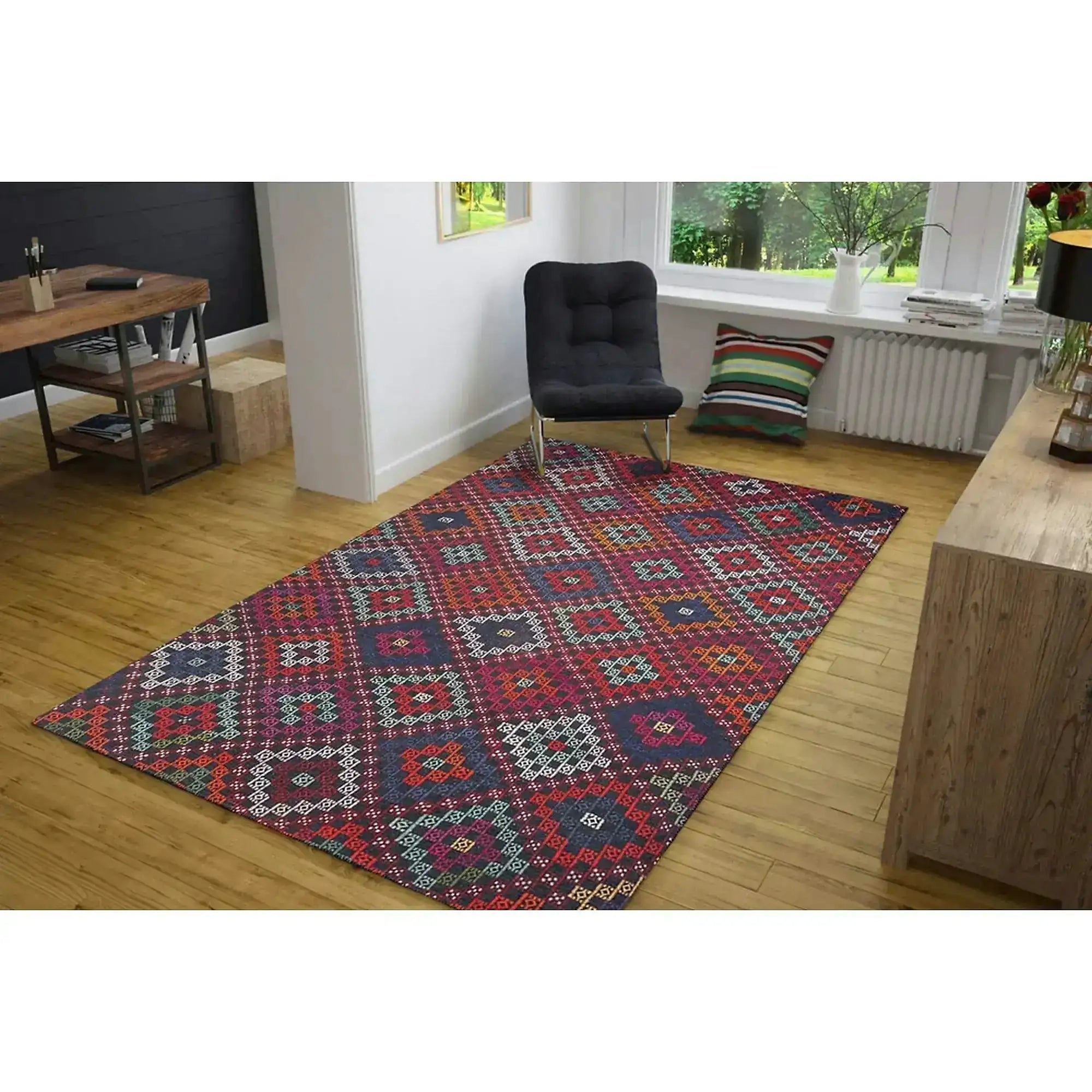 Covor SOUL CHENILLE, 75x150 cm, forma dreptunghiulara, poliester, multicolor, AL 17