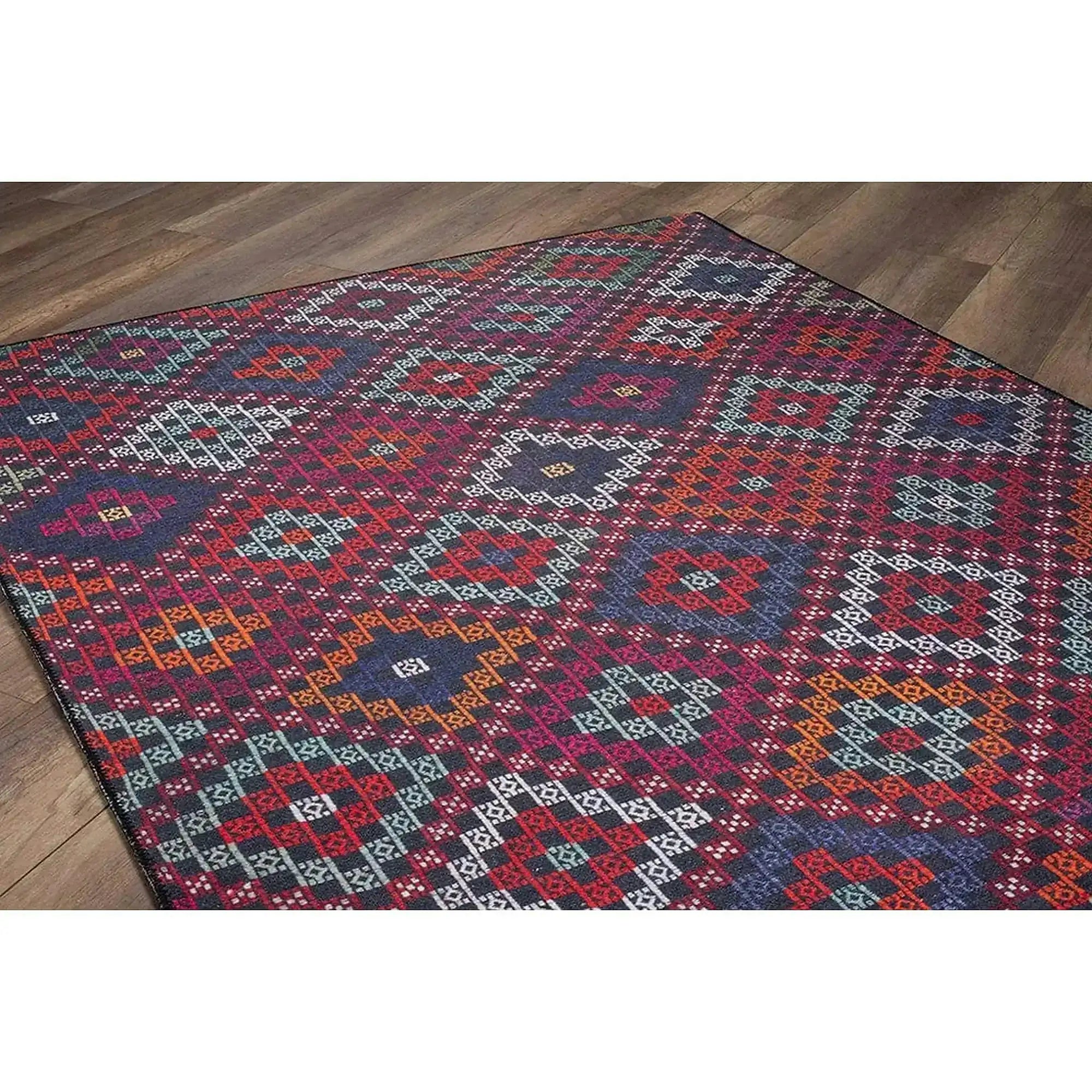 Covor SOUL CHENILLE, 75x150 cm, forma dreptunghiulara, poliester, multicolor, AL 17
