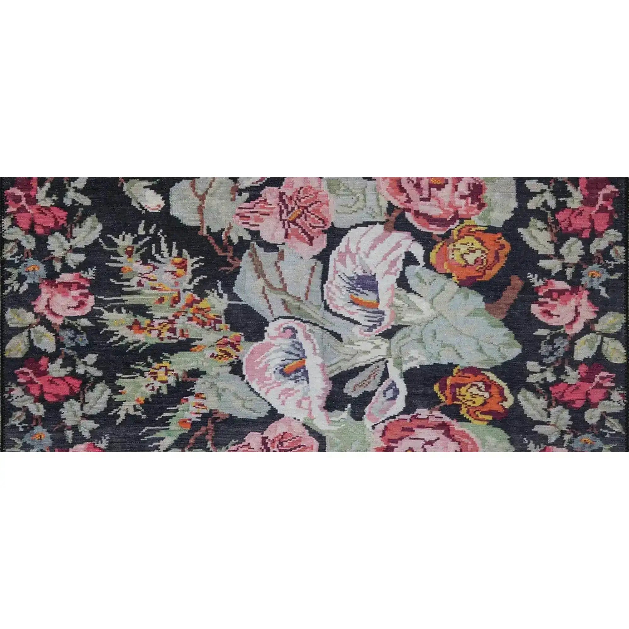 Covor SOUL CHENILLE, 75x150 cm, forma dreptunghiulara, poliester, multicolor, AL 86