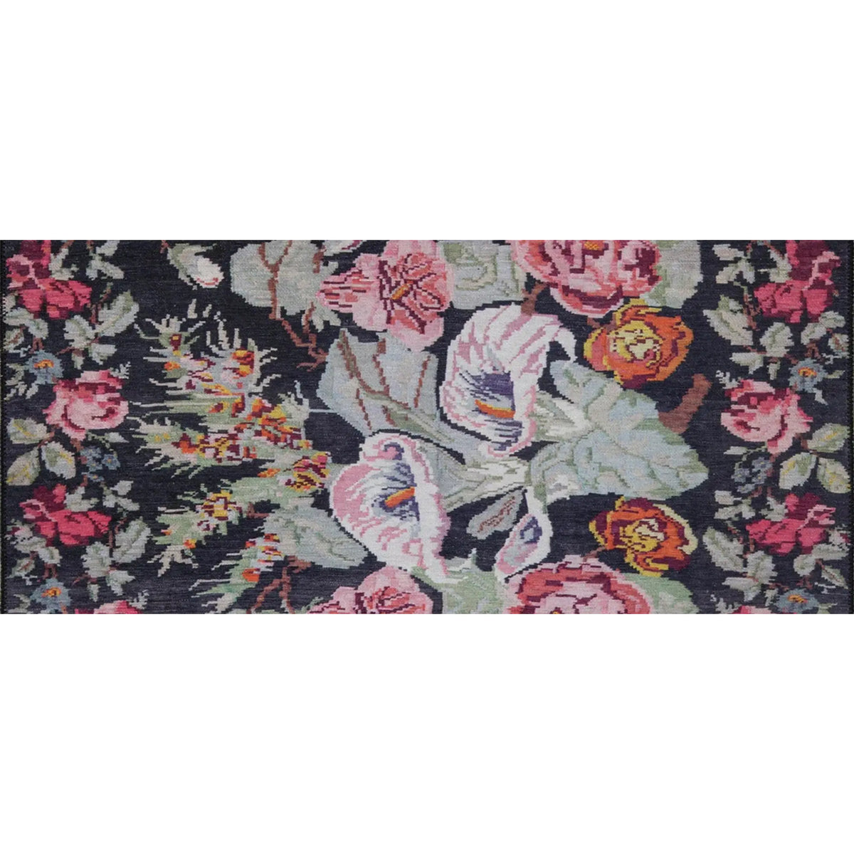 Covor SOUL CHENILLE, 75x150 cm, forma dreptunghiulara, poliester, multicolor, AL 86