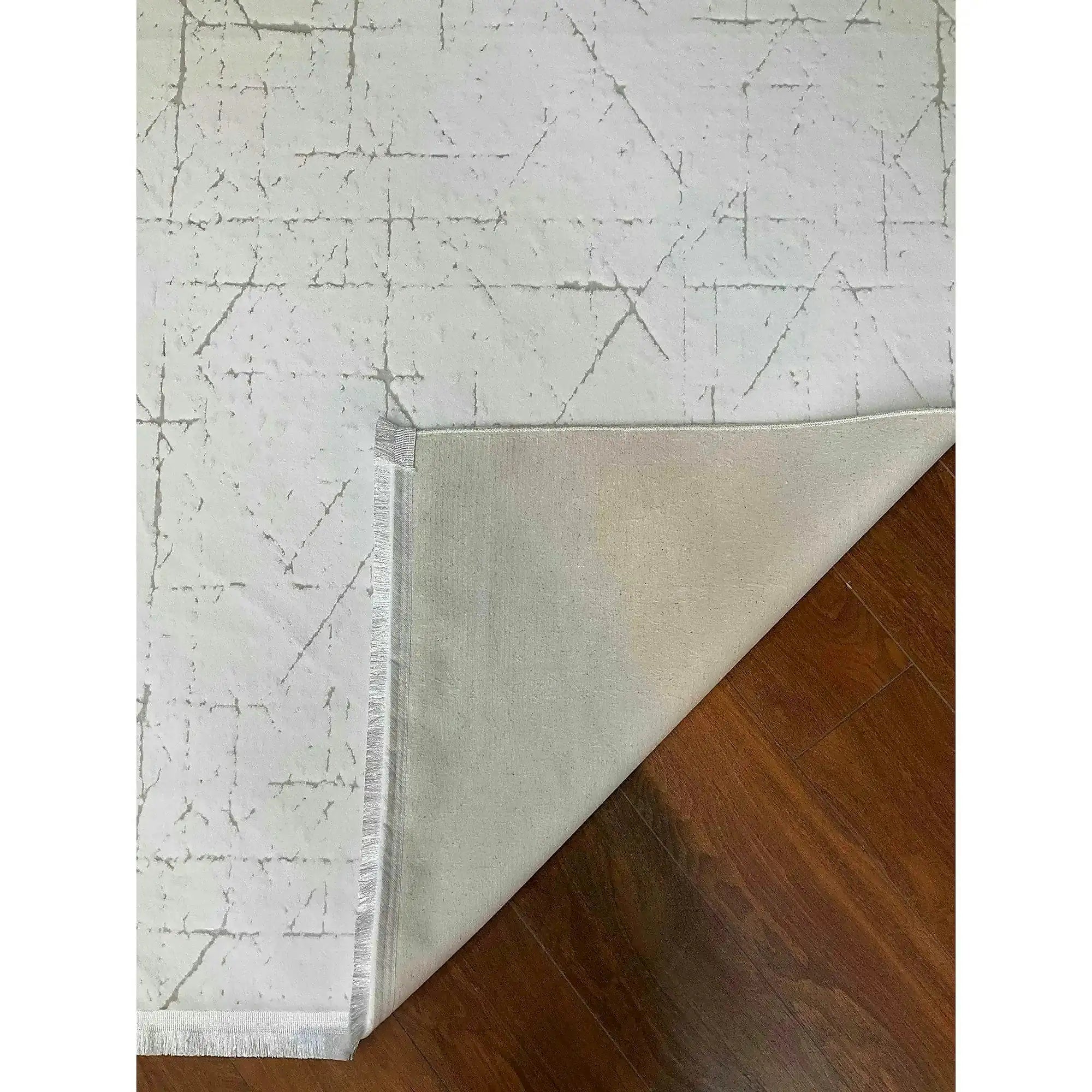 Covor VERONA BAMBU, 80x150 cm, forma dreptunghiulara, polipropilena, alb