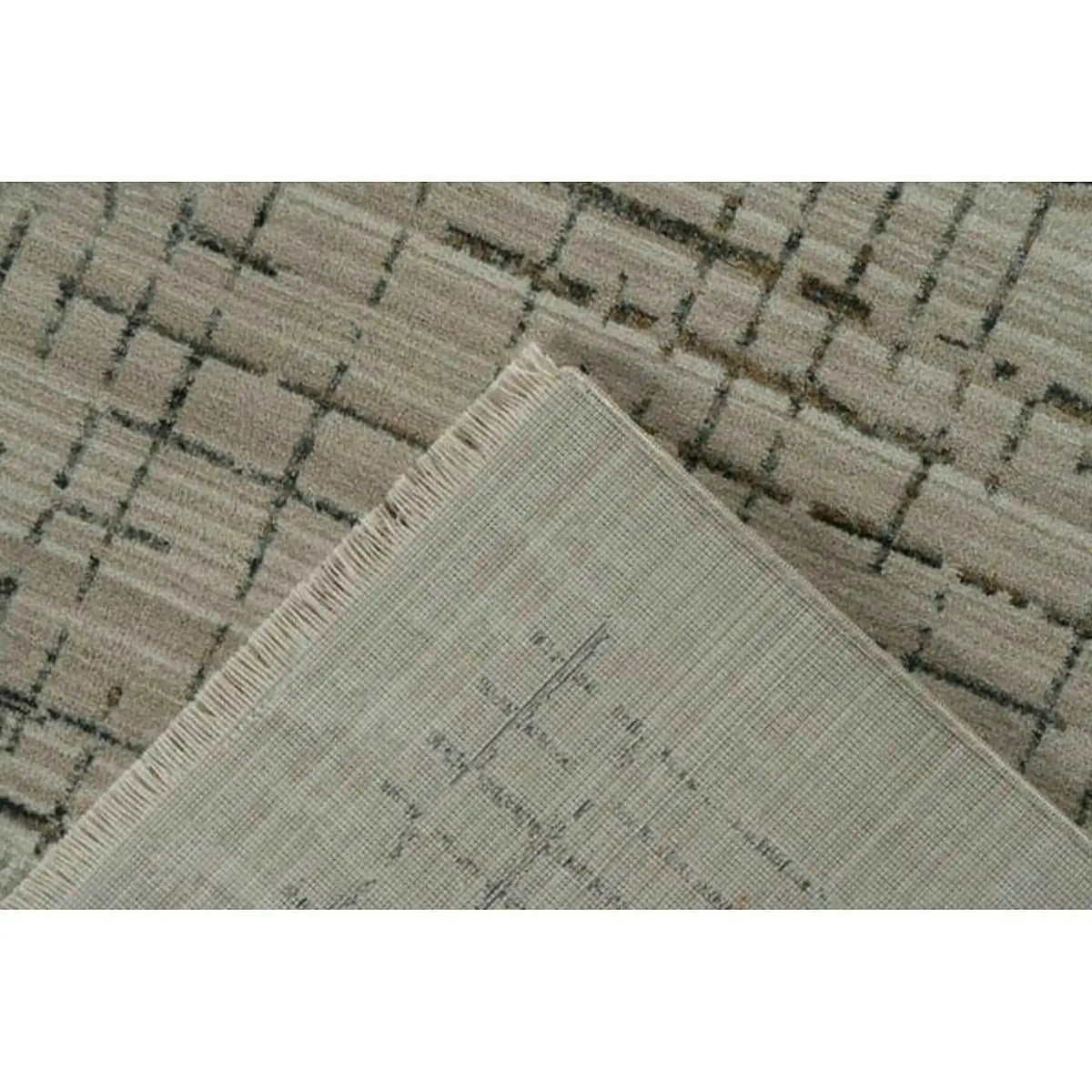 Covor VOGUE 704, 80x150 cm, forma dreptunghiulara, poliester, bej