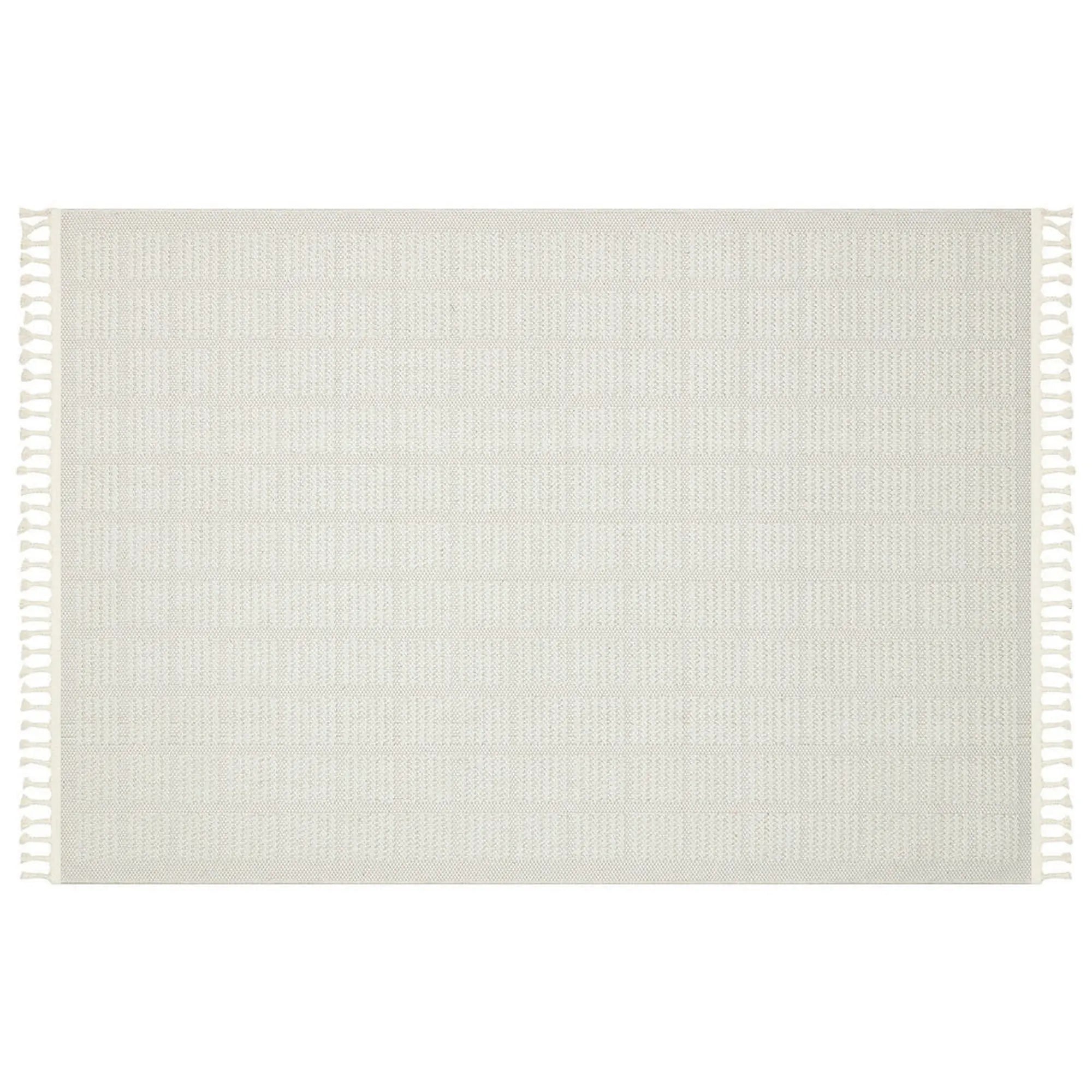 Covor YENI BUKLE KARE, 80x150 cm, forma dreptunghiulara, material tesut, crem