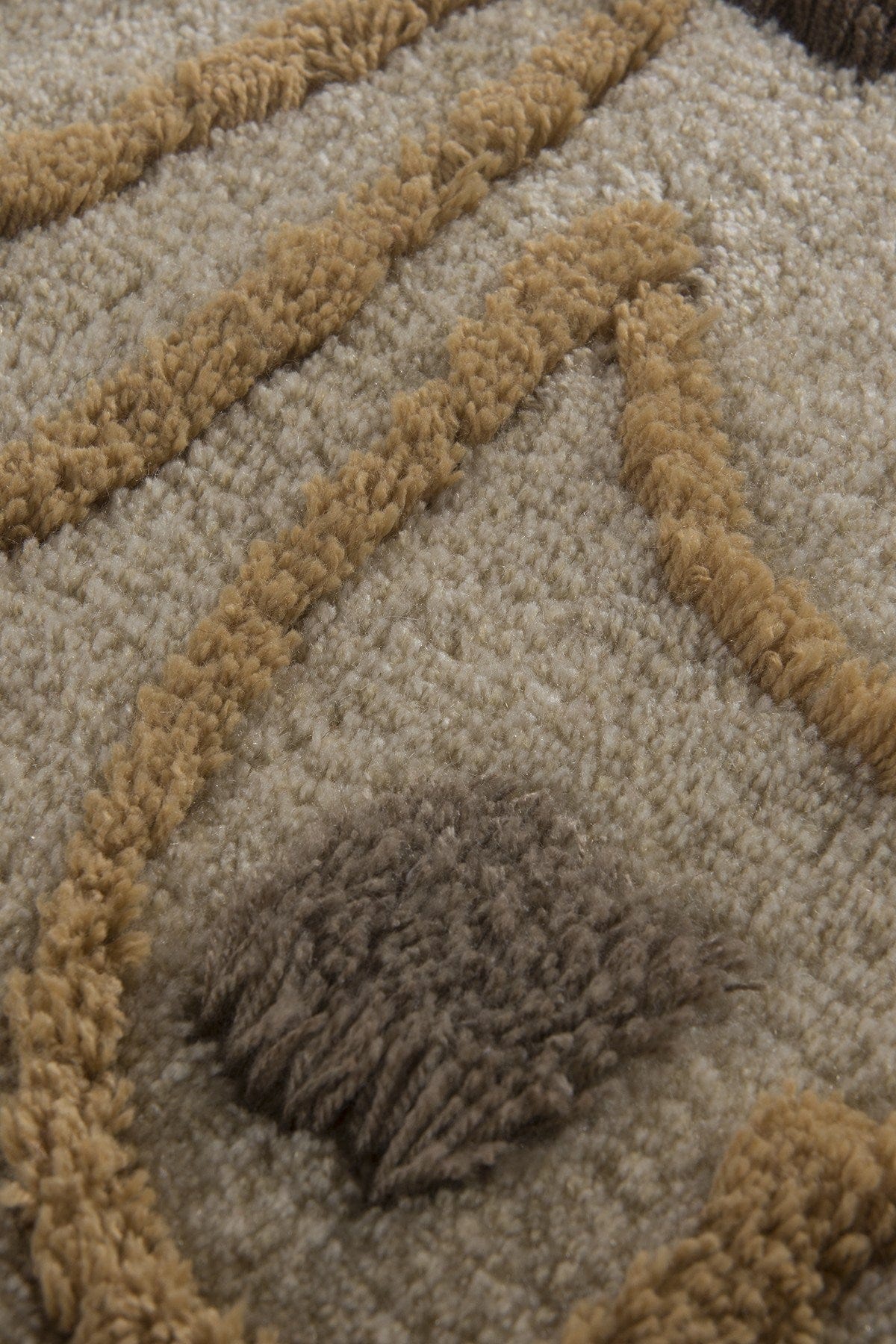 Covoras baie KELEBEK, 70x120 cm, forma atipica, acril, maro