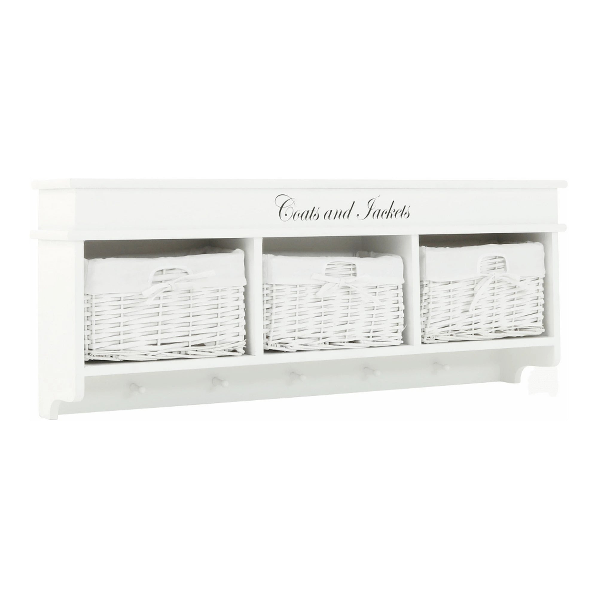 Cuier BLANCO, alb, PAL, 103x23x43 cm