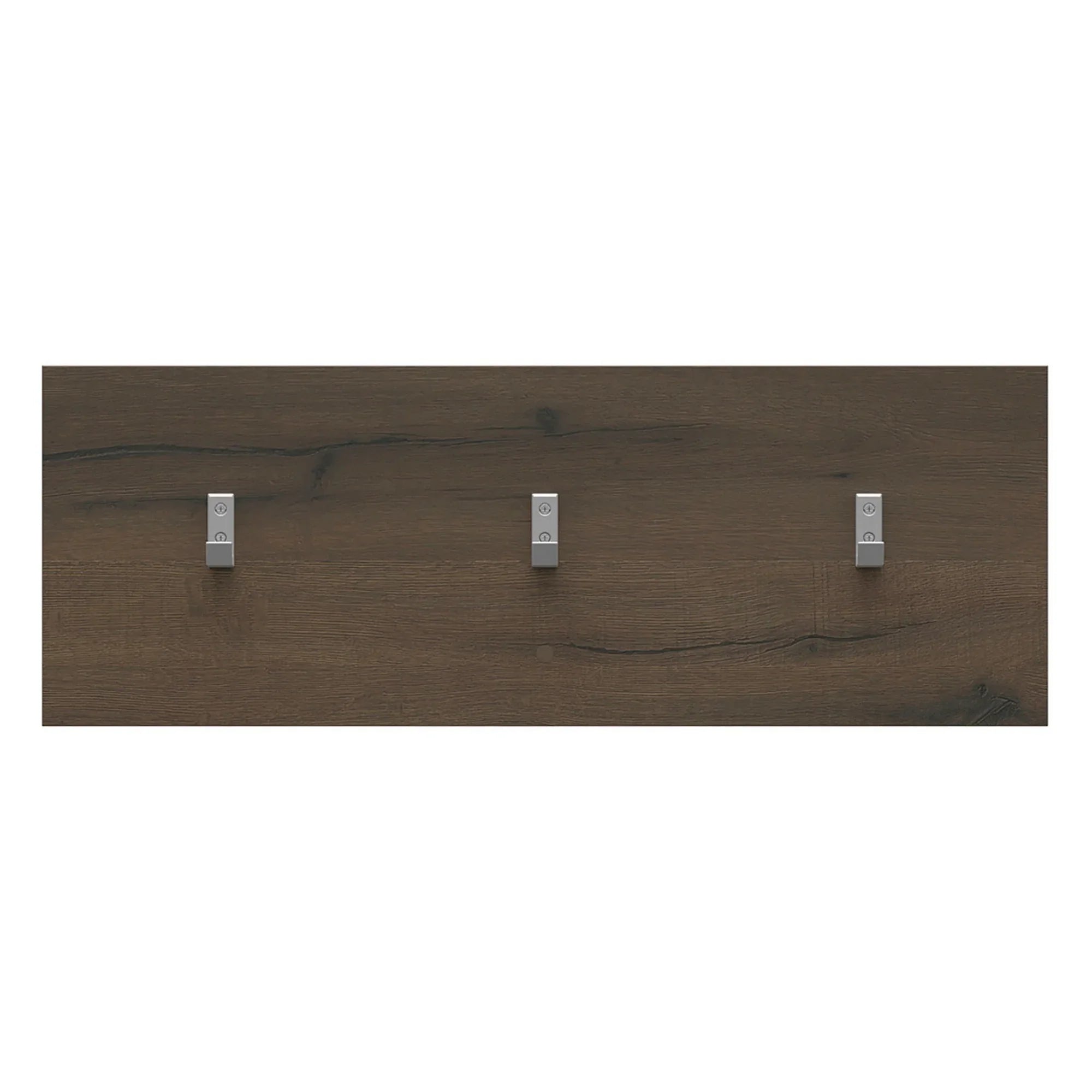 Cuier de perete NEPO PLUS, stejar, PAL laminat, 70x25 cm