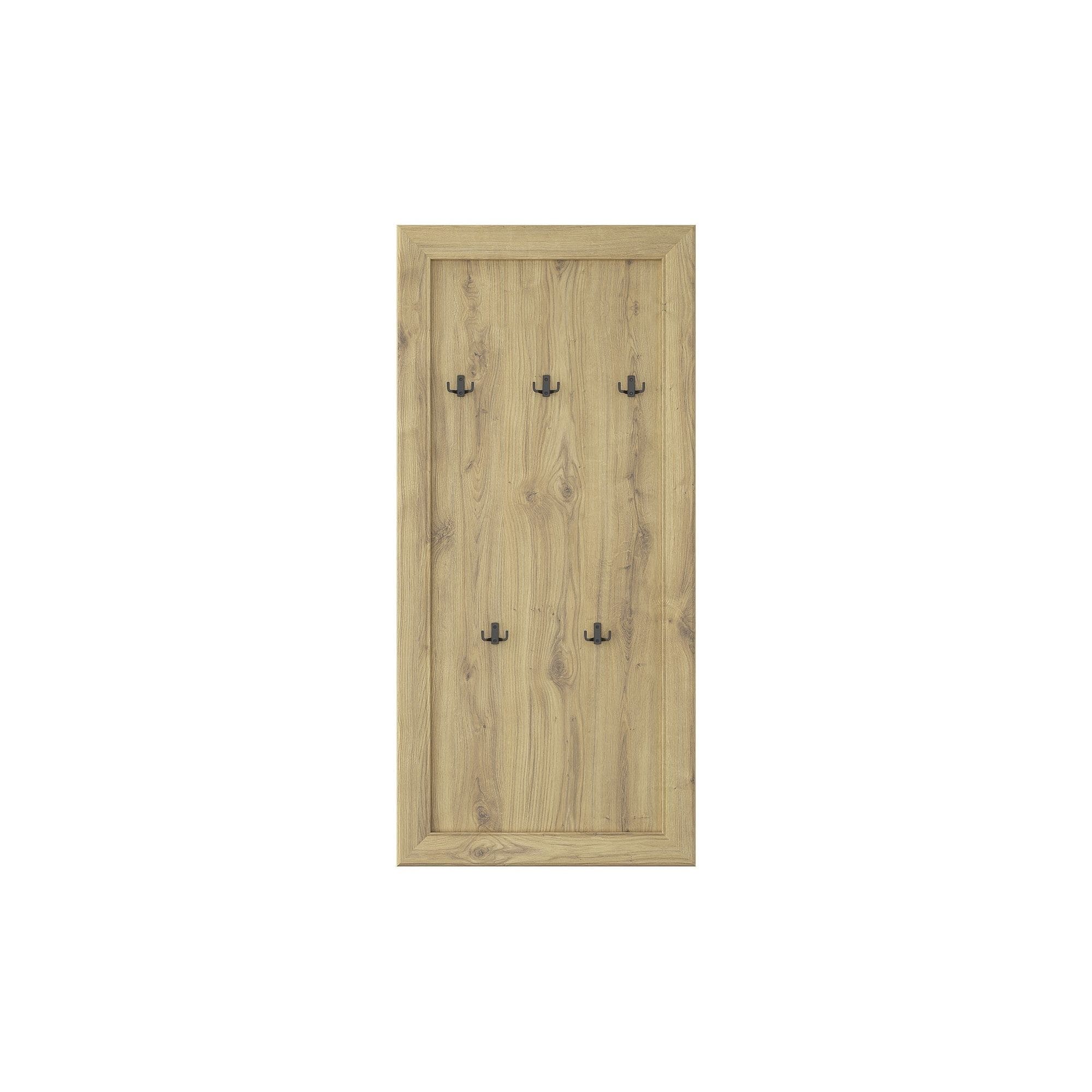 Cuier de perete SAPORI, stejar navarra, PAL laminat, 70x7x150 cm