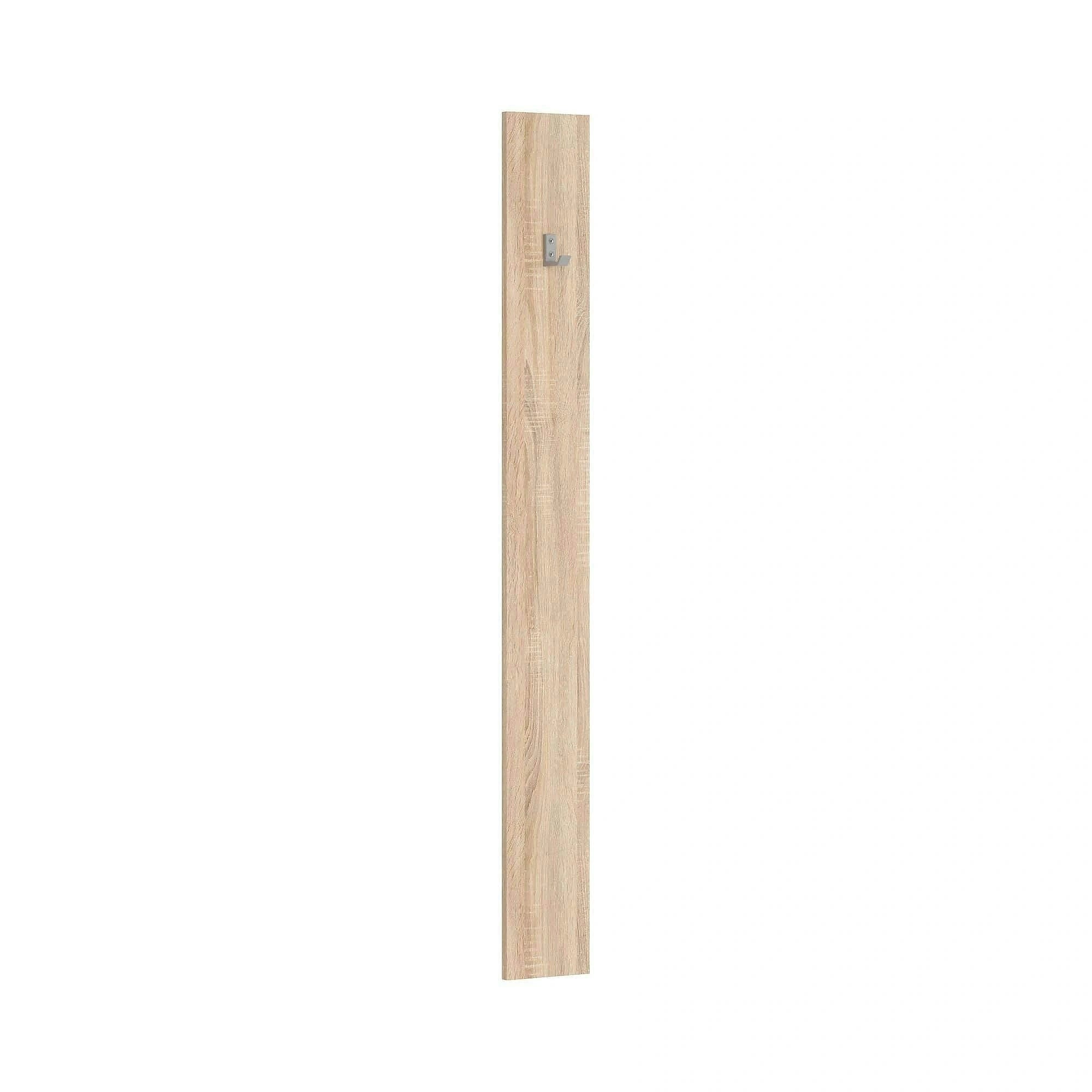 Cuier pentru hol NEPO PLUS, stejar sonoma, PAL laminat, 15x2x135 cm