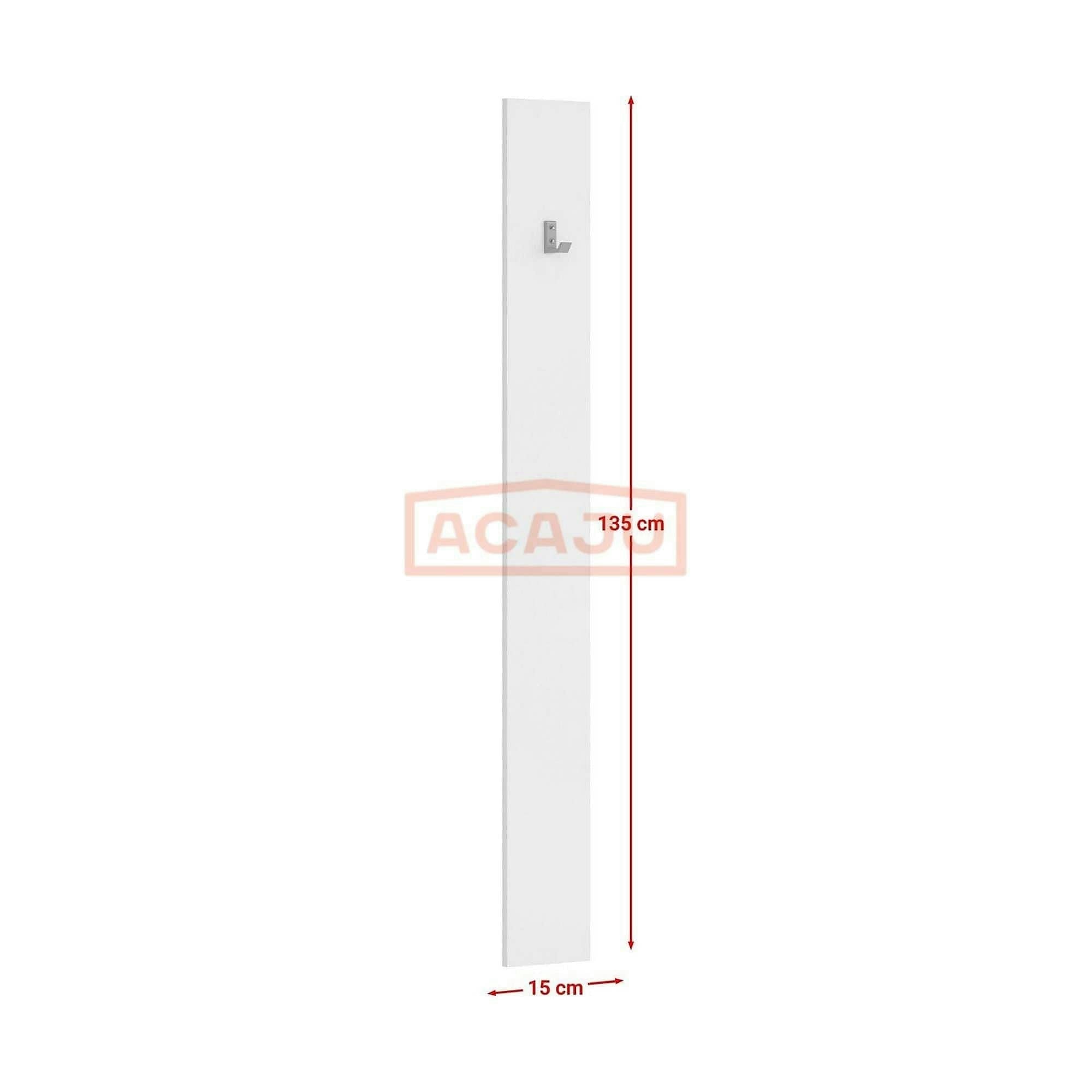 Cuier pentru hol NEPO PLUS, stejar sonoma, PAL laminat, 15x2x135 cm