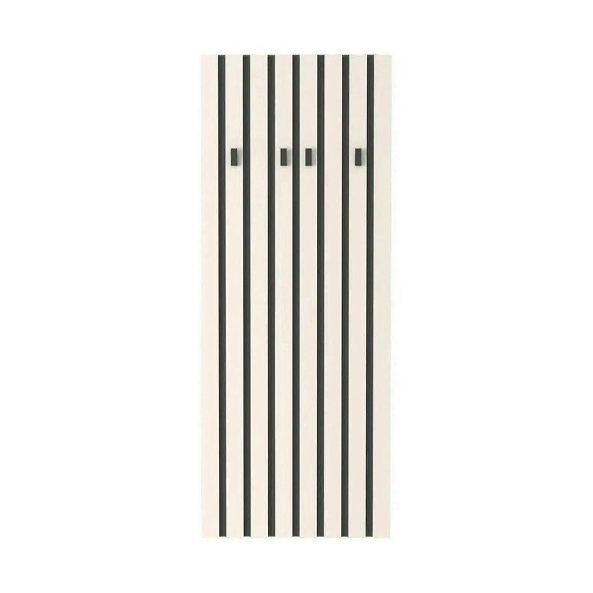 Cuier perete LONDON 8, casmir/gri antracit, PAL, 67x3x170 cm