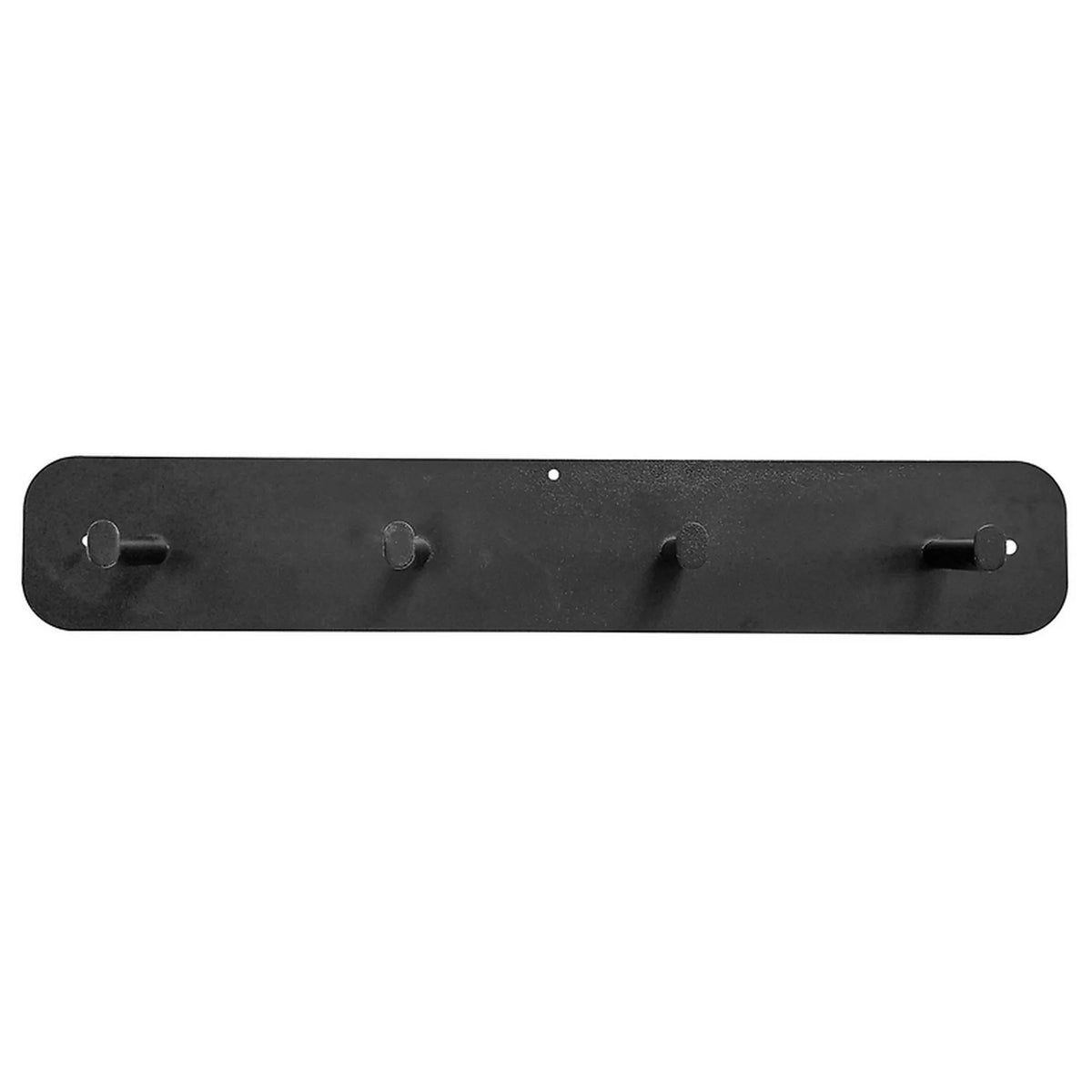 Cuier perete TIM, negru, metal, 60x6x10 cm