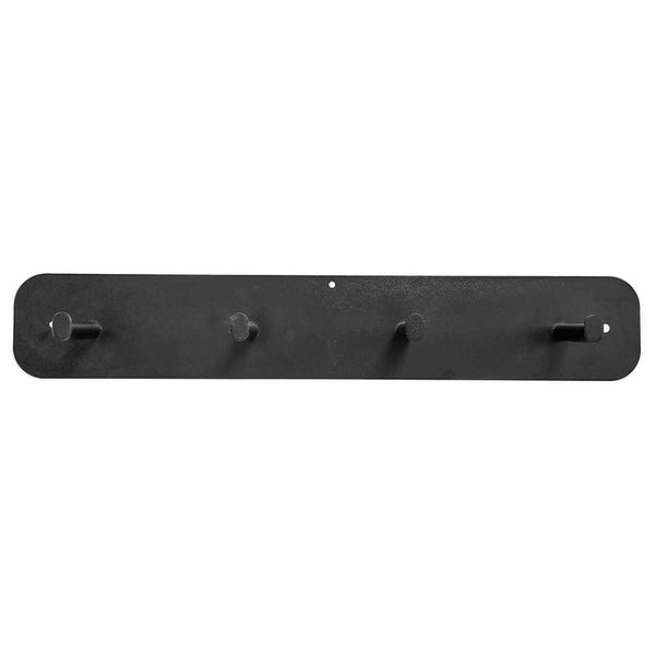 Cuier perete TIM, negru, metal, 60x6x10 cm