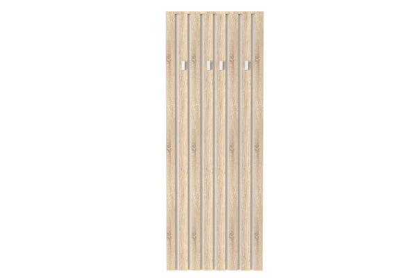 Cuier perete VERTO, stejar sonoma/casmir, PAL, 67x3x179 cm
