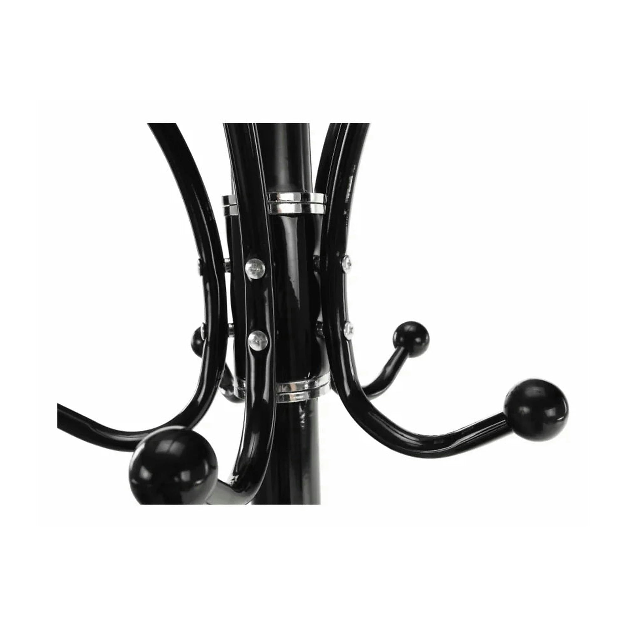 Cuier pom ALAN NEW, negru, metal/marmura, 37x175 cm