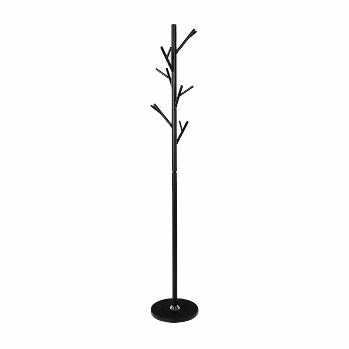 Cuier pom EFRAN, negru, metal, 37x173 cm