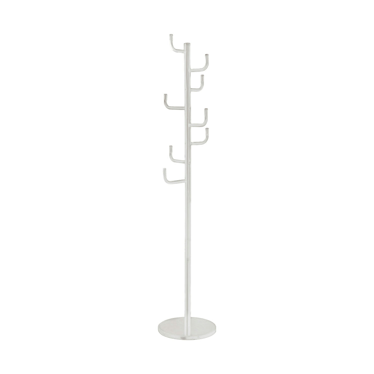 Cuier pom ELDER, alb, metal/marmura, 37x175 cm