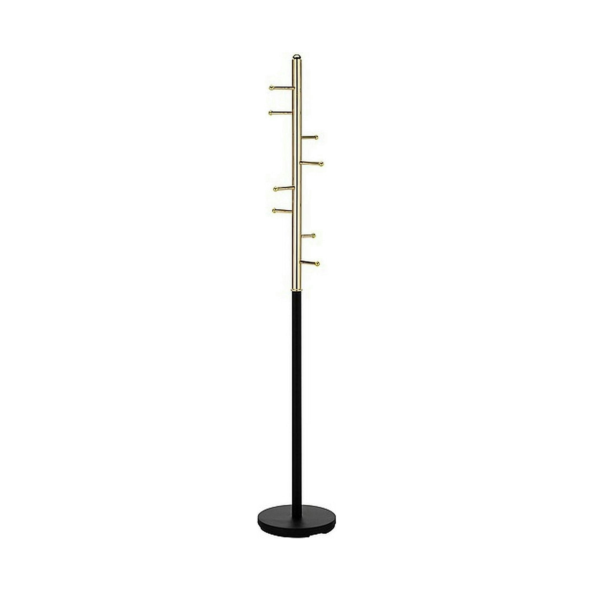 Cuier pom FERRO, auriu/negru, metal, 30x173 cm