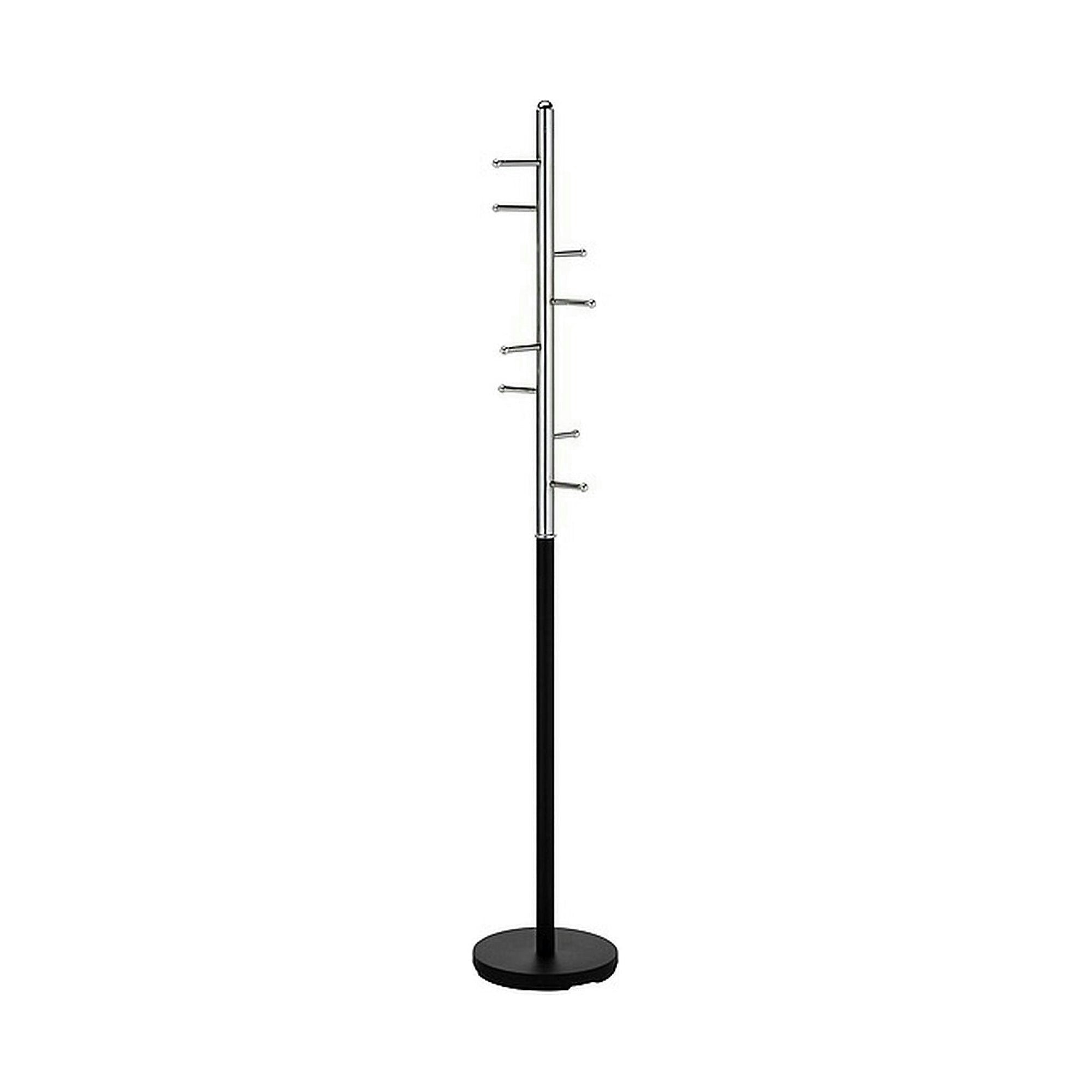 Cuier pom FERRO, crom/negru, metal, 30x173 cm