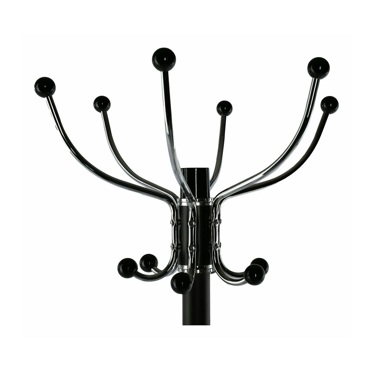 Cuier pom JIMY NEW, negru, metal/marmura, 37x175 cm