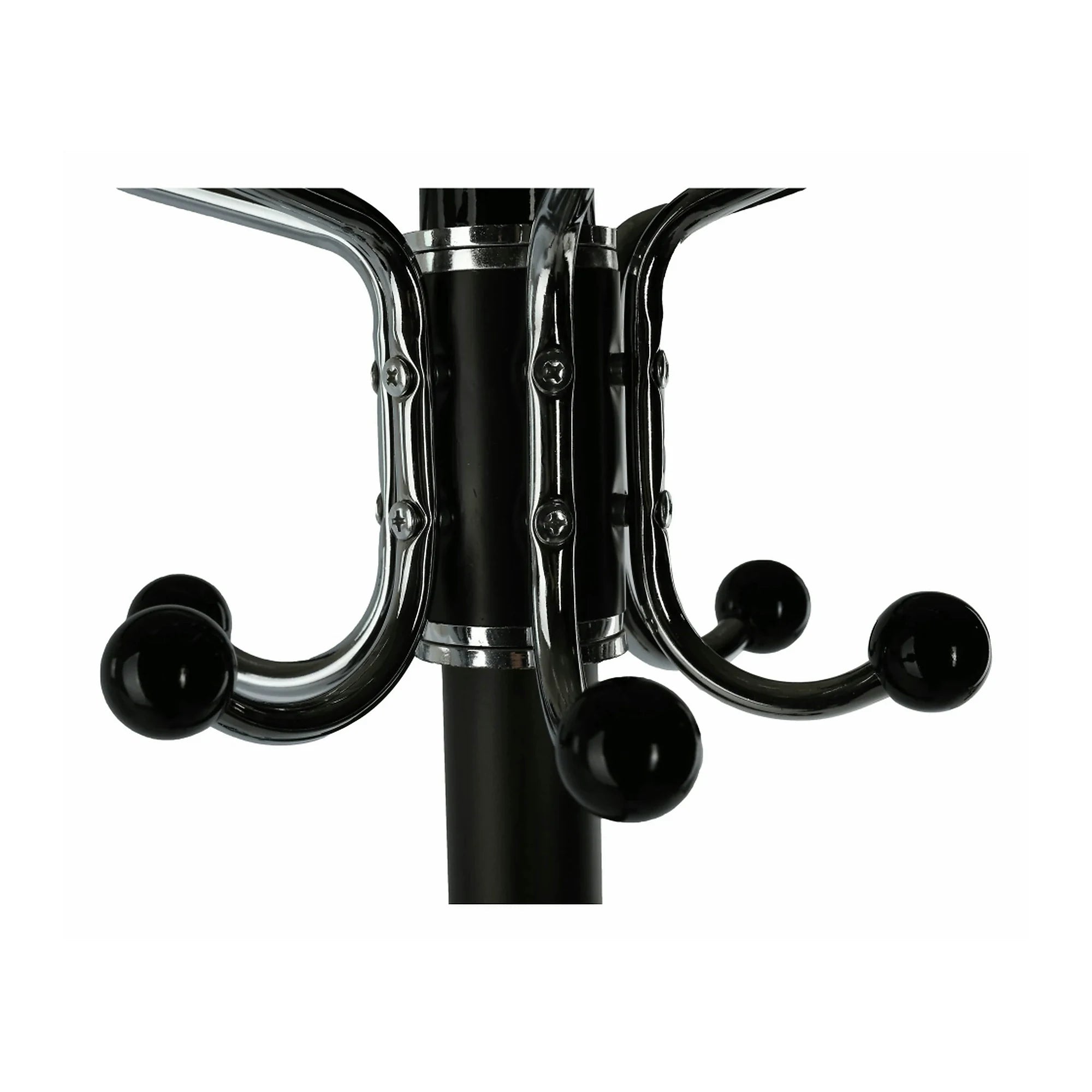 Cuier pom JIMY NEW, negru, metal/marmura, 37x175 cm