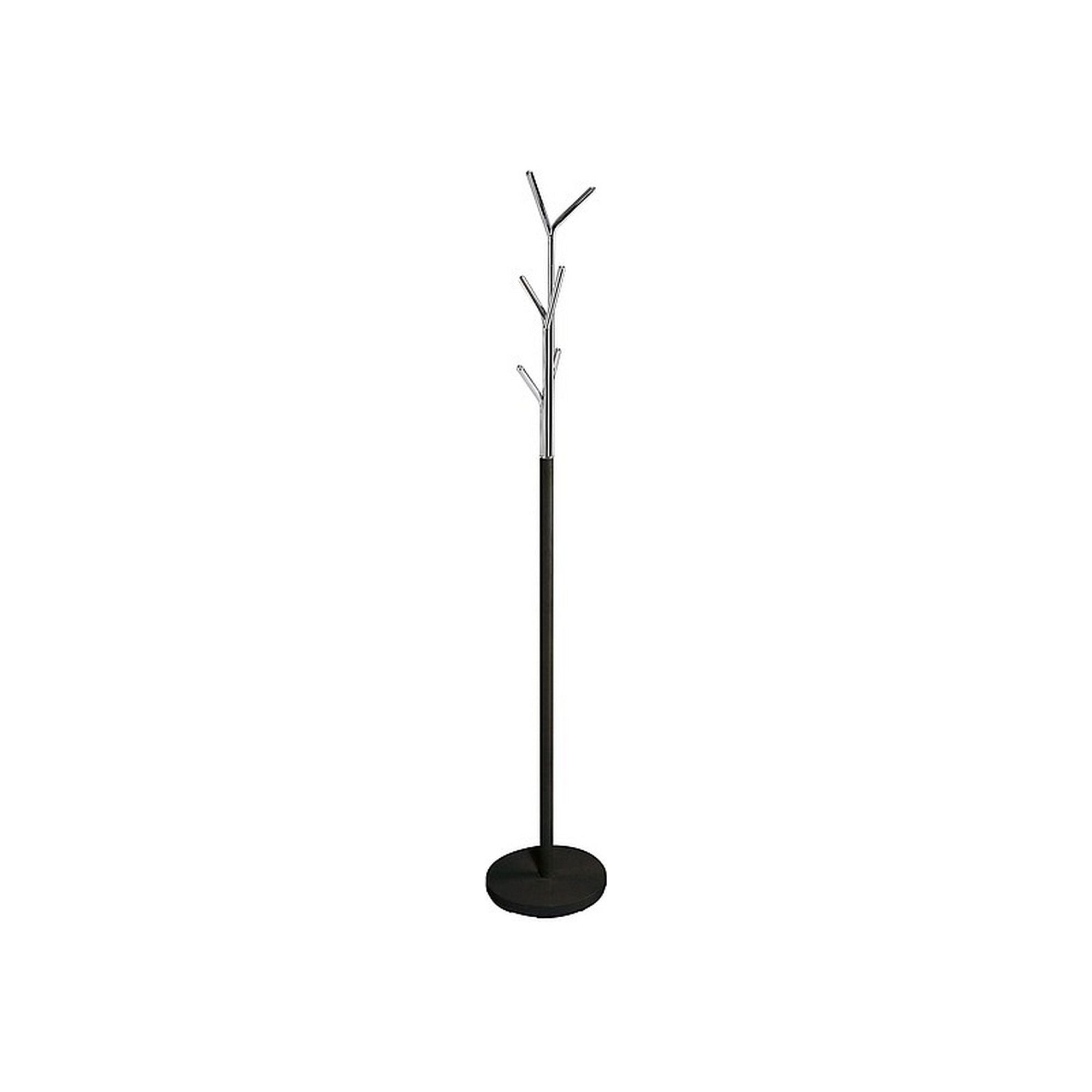 Cuier pom LETA, crom/negru, metal, 30x174 cm