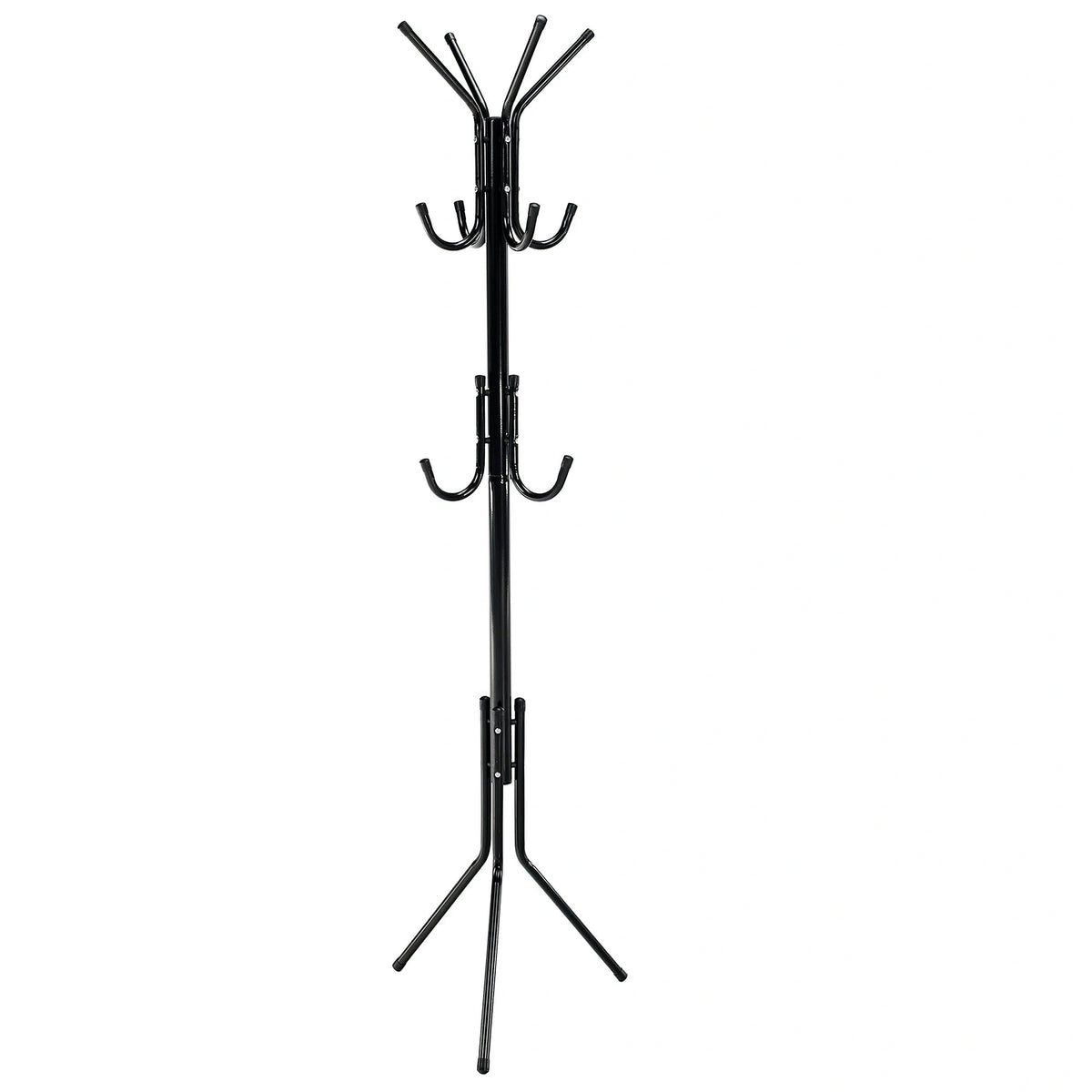 Cuier pom LORIK, negru, metal/plastic, 29x172 cm