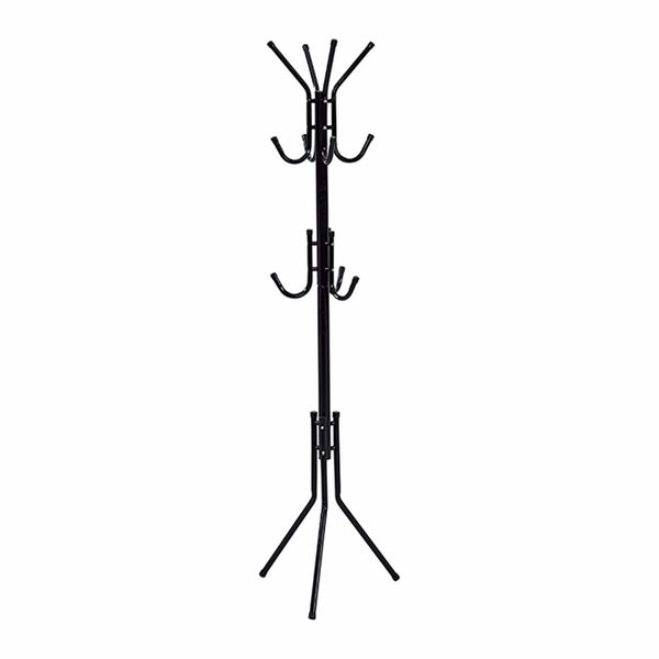 Cuier pom LORIK, negru, metal/plastic, 29x172 cm
