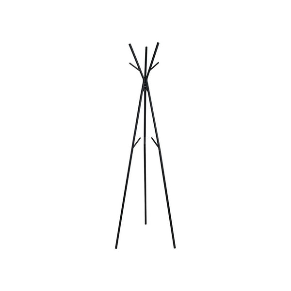 Cuier pom TRIO, negru, metal/plastic, 50x171 cm