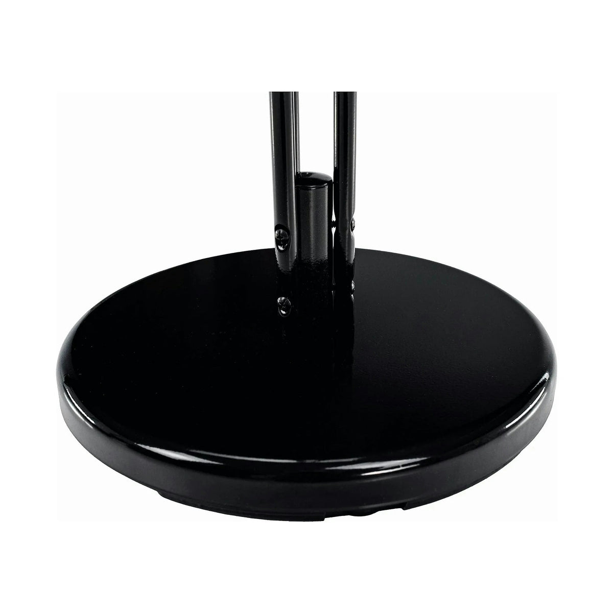 Cuier pom VASIL, negru lucios/stejar, metal/lemn, 30x30x198 cm