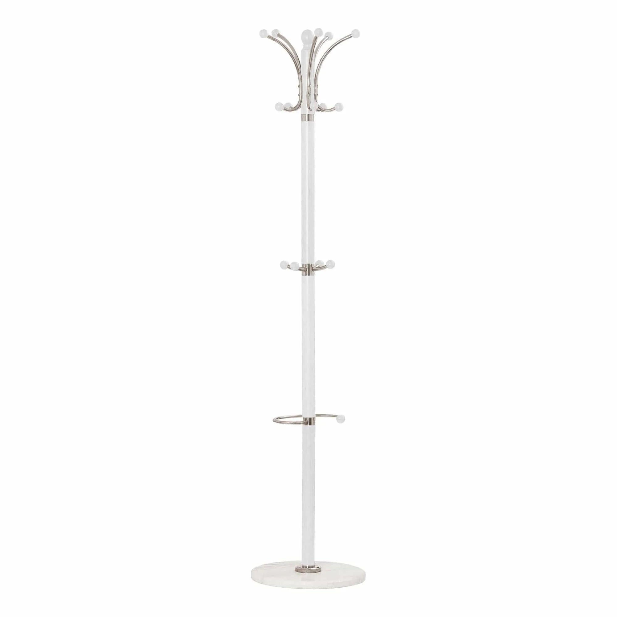 Cuier pom W13, alb, lemn, 38x185 cm