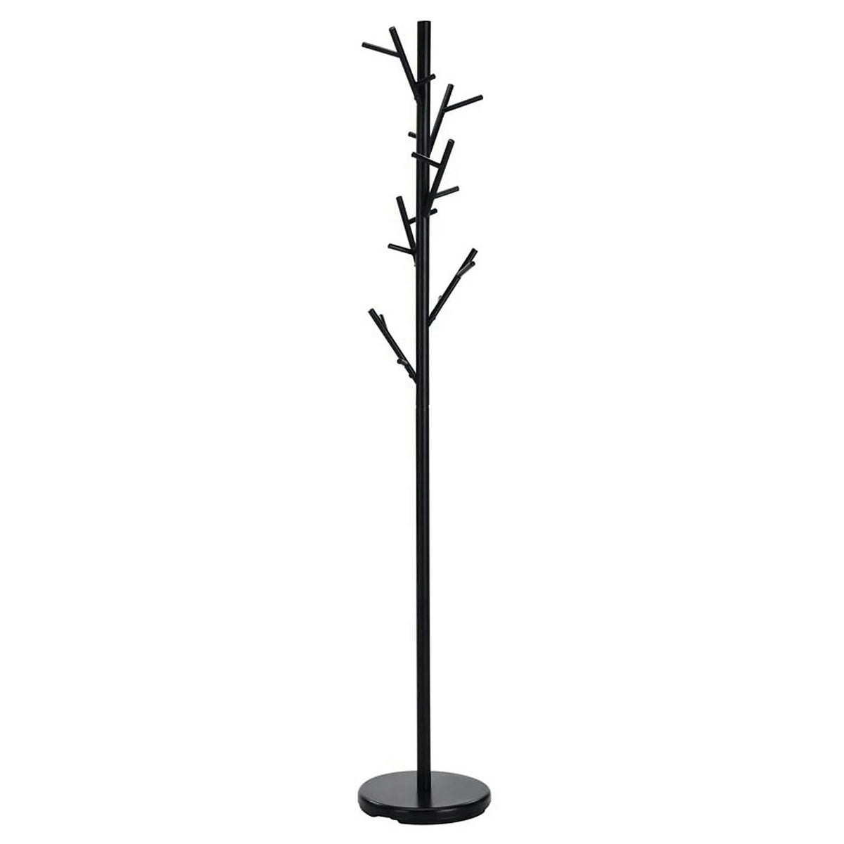 Cuier pom W33, negru, otel, 30x176 cm