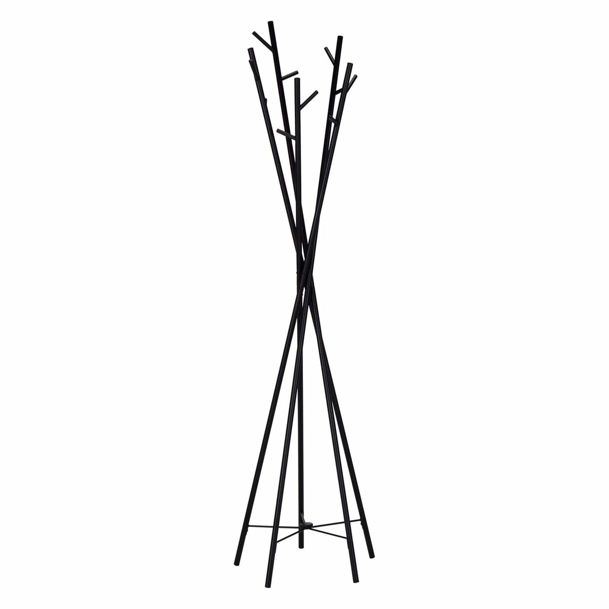 Cuier pom W35, negru, otel, 50x180 cm