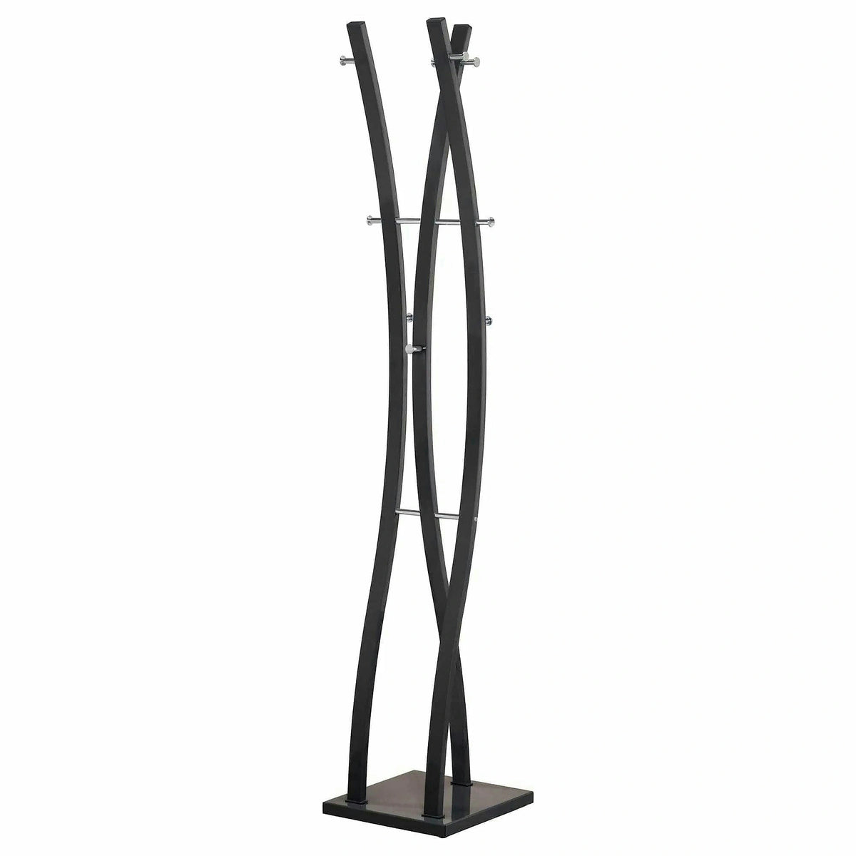 Cuier pom W50, negru, metal, 35x179 cm