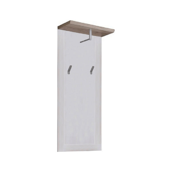 Cuier PROVENSAL, alb/stejar San Remo, PAL infoliat, 59x30x143 cm
