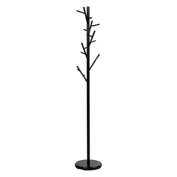 Cuier pom ZEN, negru, metal, 36x176 cm